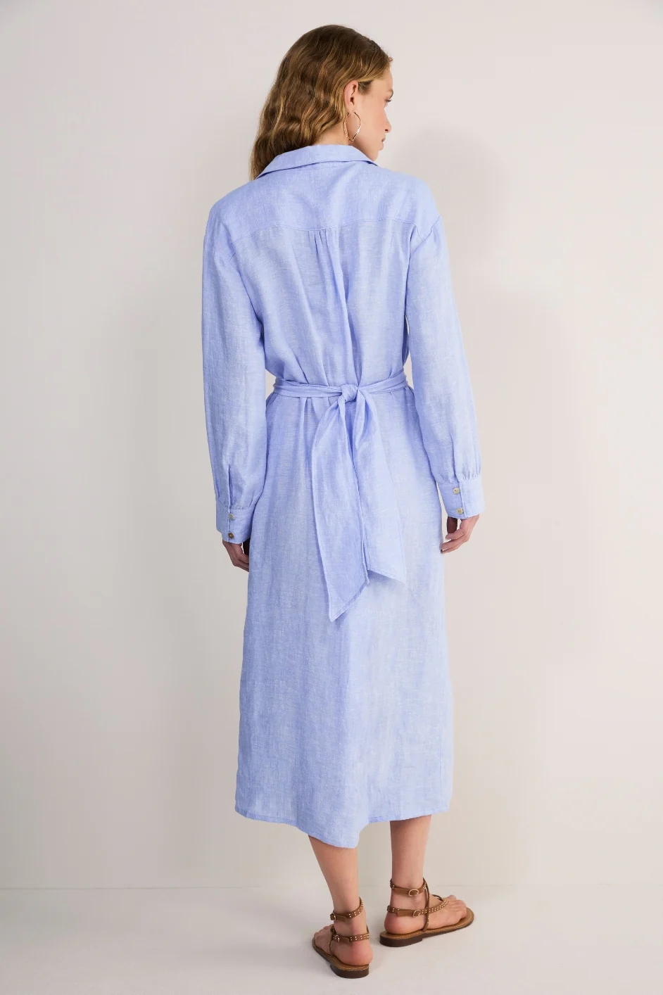 Aisling Shirt Dress - Chambray - Image 4