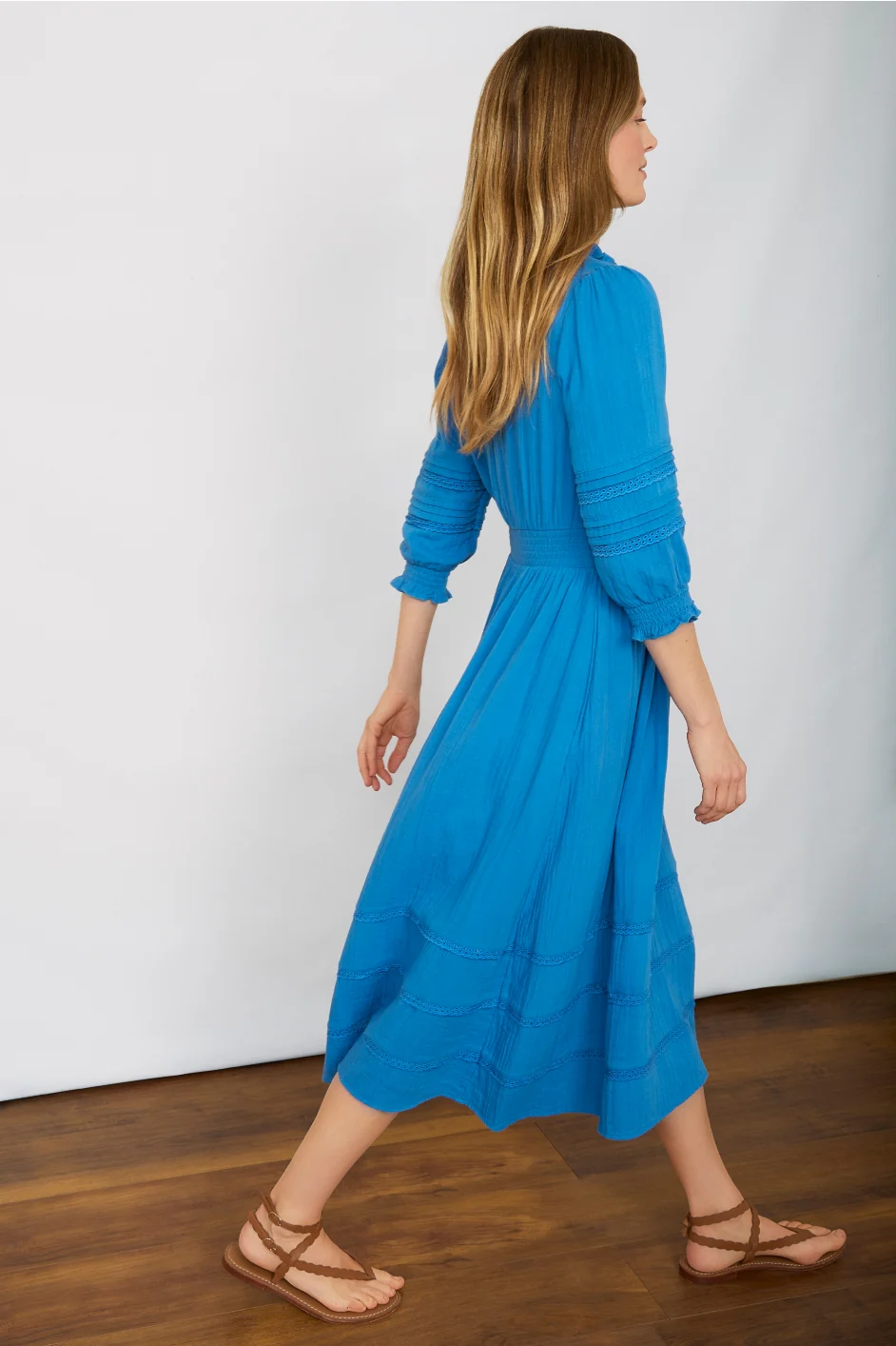 Alina Dress - Azure Blue - Image 3