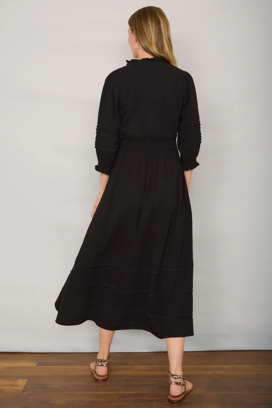 Alina Dress - Black - Image 2
