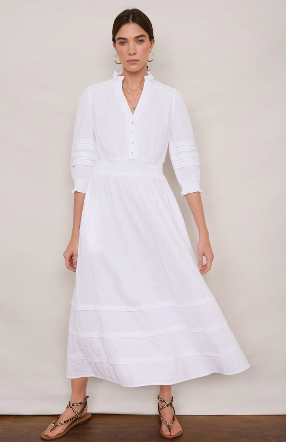 Alina Dress - White - Image 4