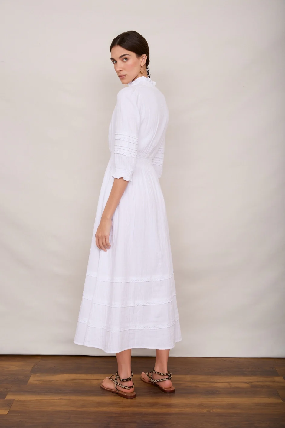 Alina Dress - White - Image 7