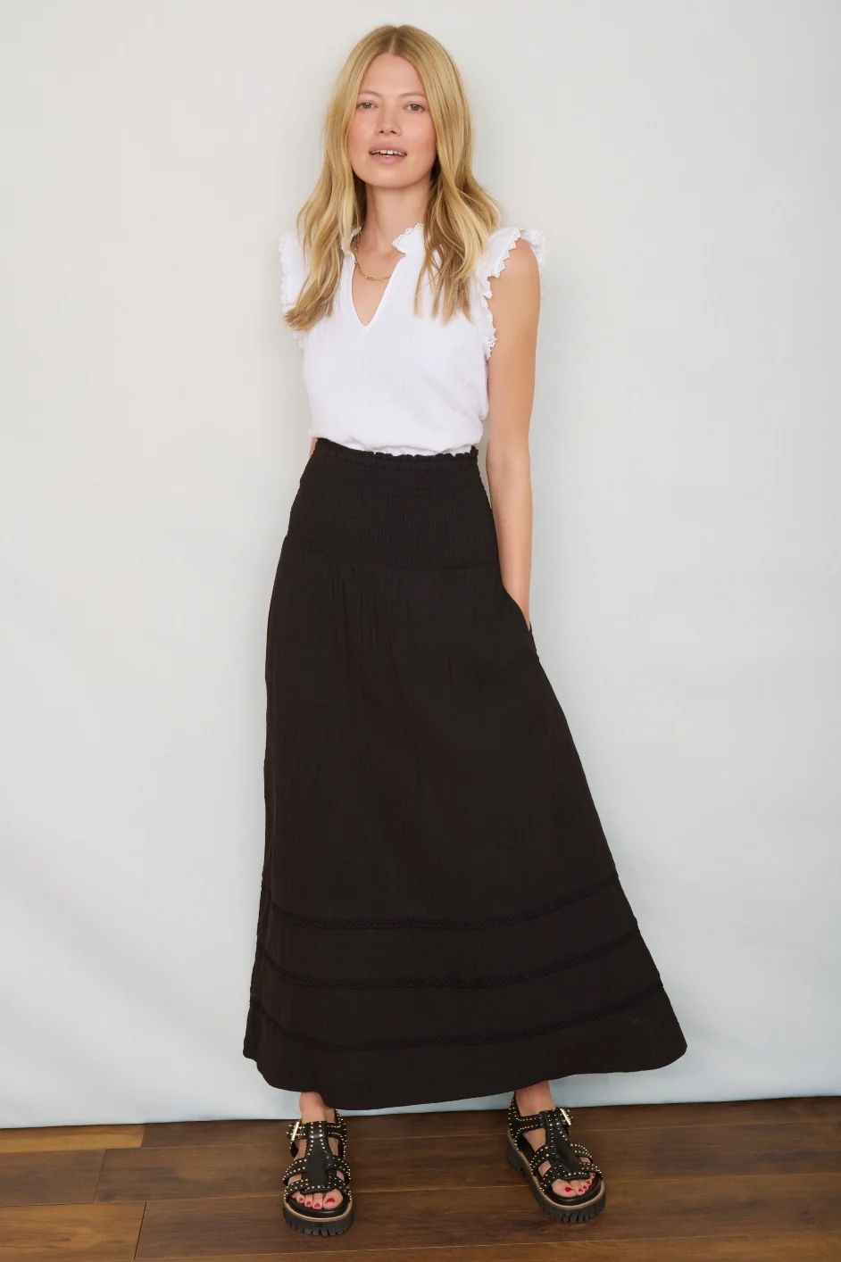 Alina Multiwear Dress & Skirt - Black