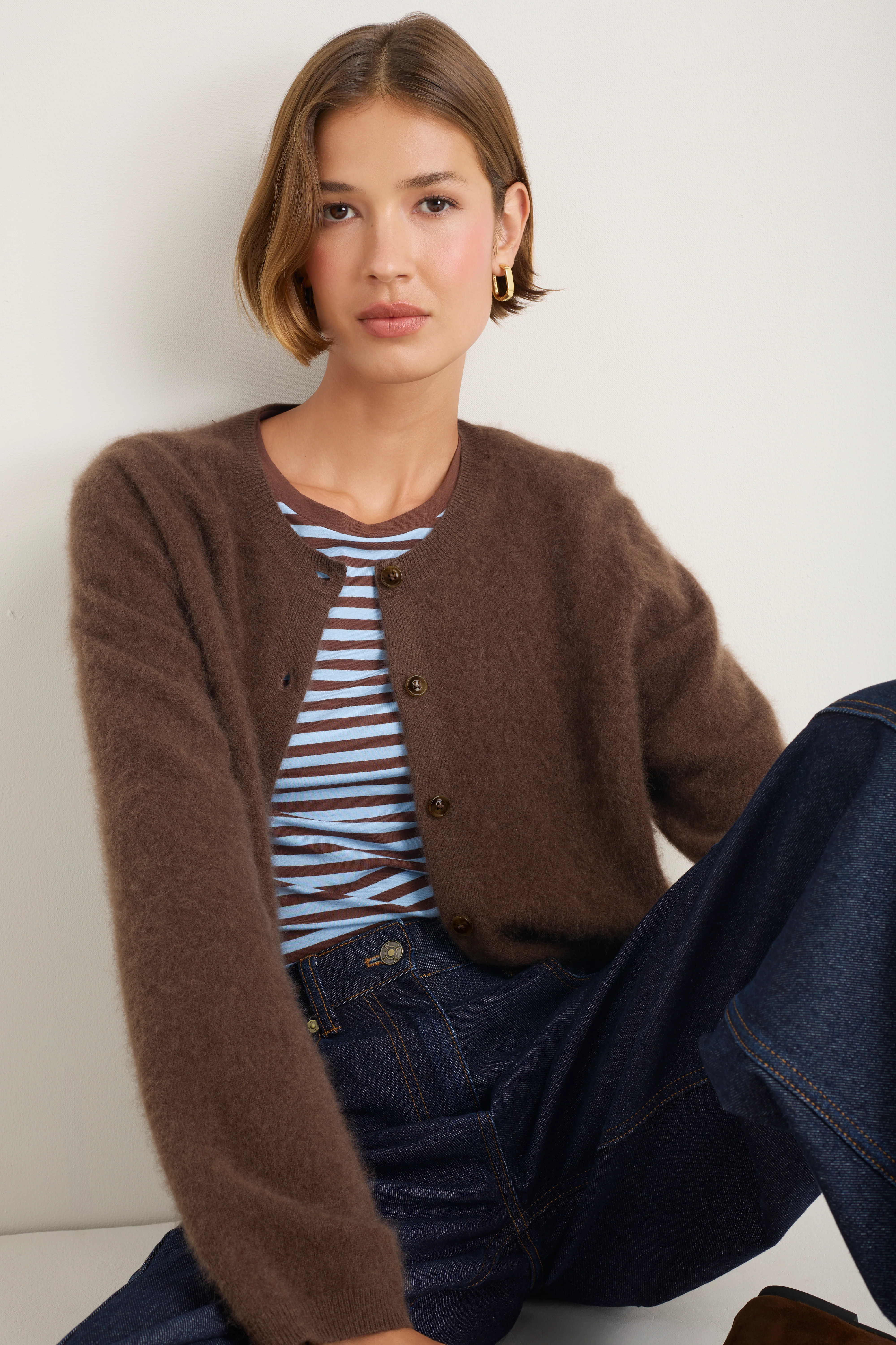 Amalie Cardigan - Cocoa - Image 3