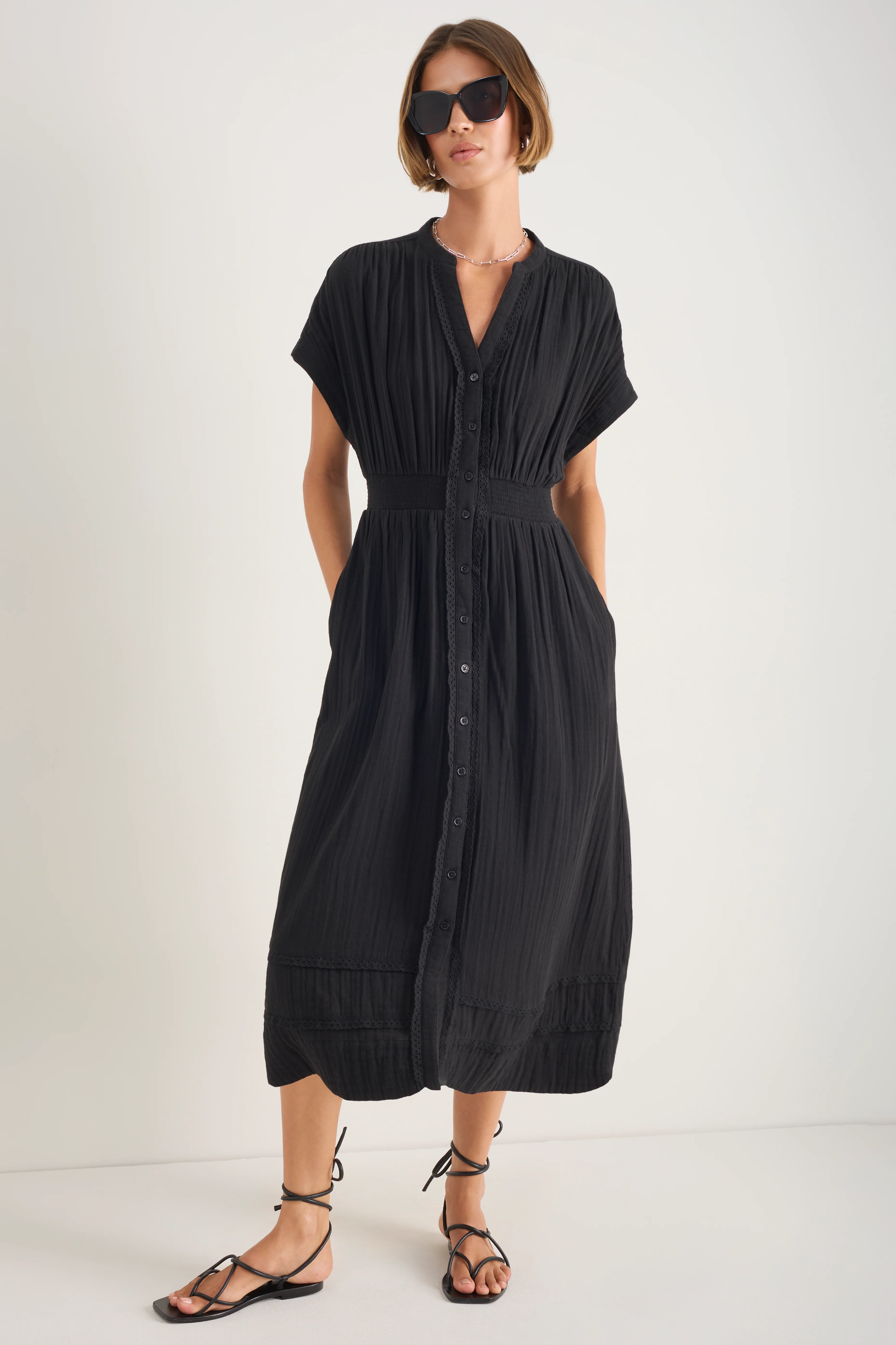 Angelique Dress - Black - Image 4