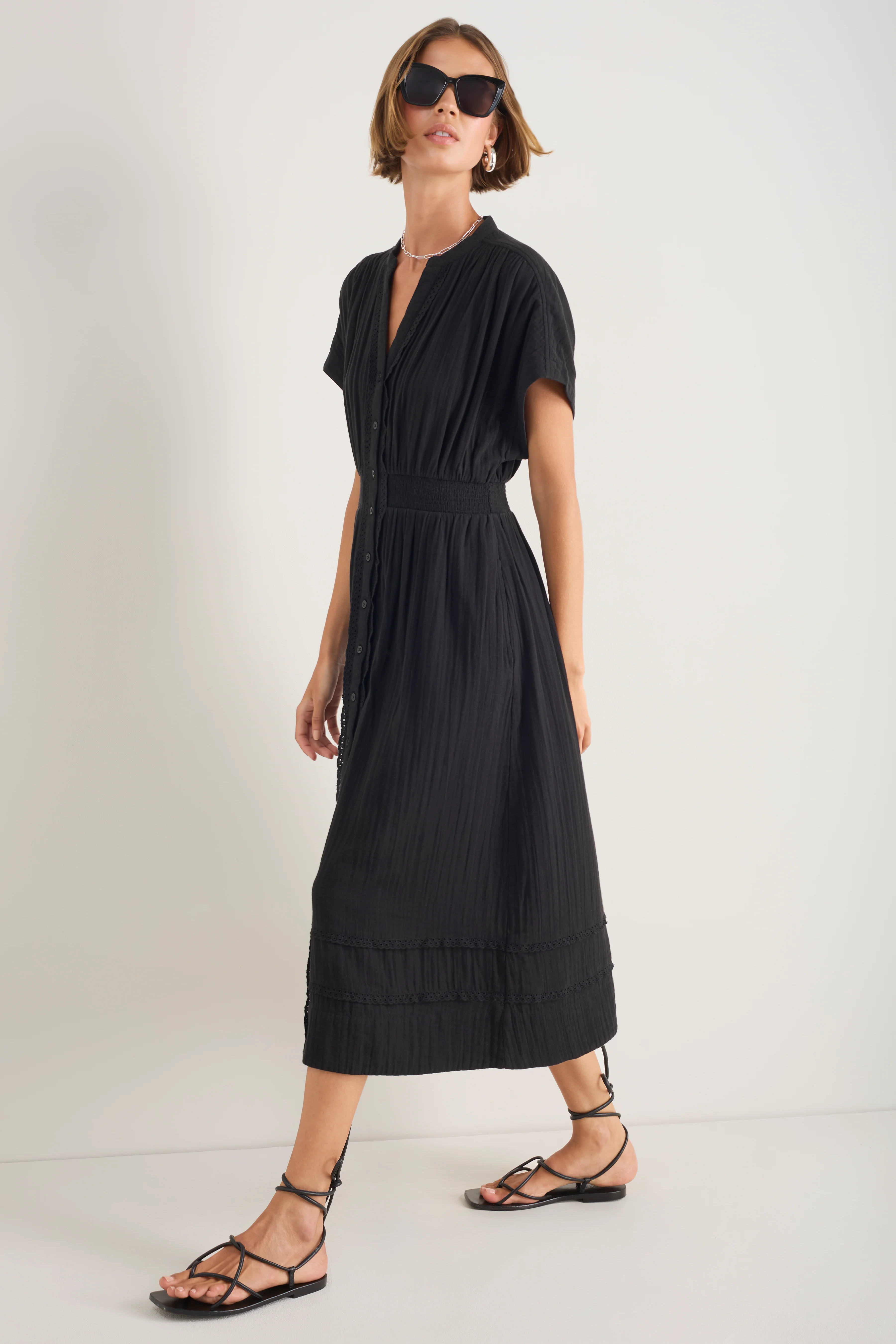 Angelique Dress - Black - Image 5