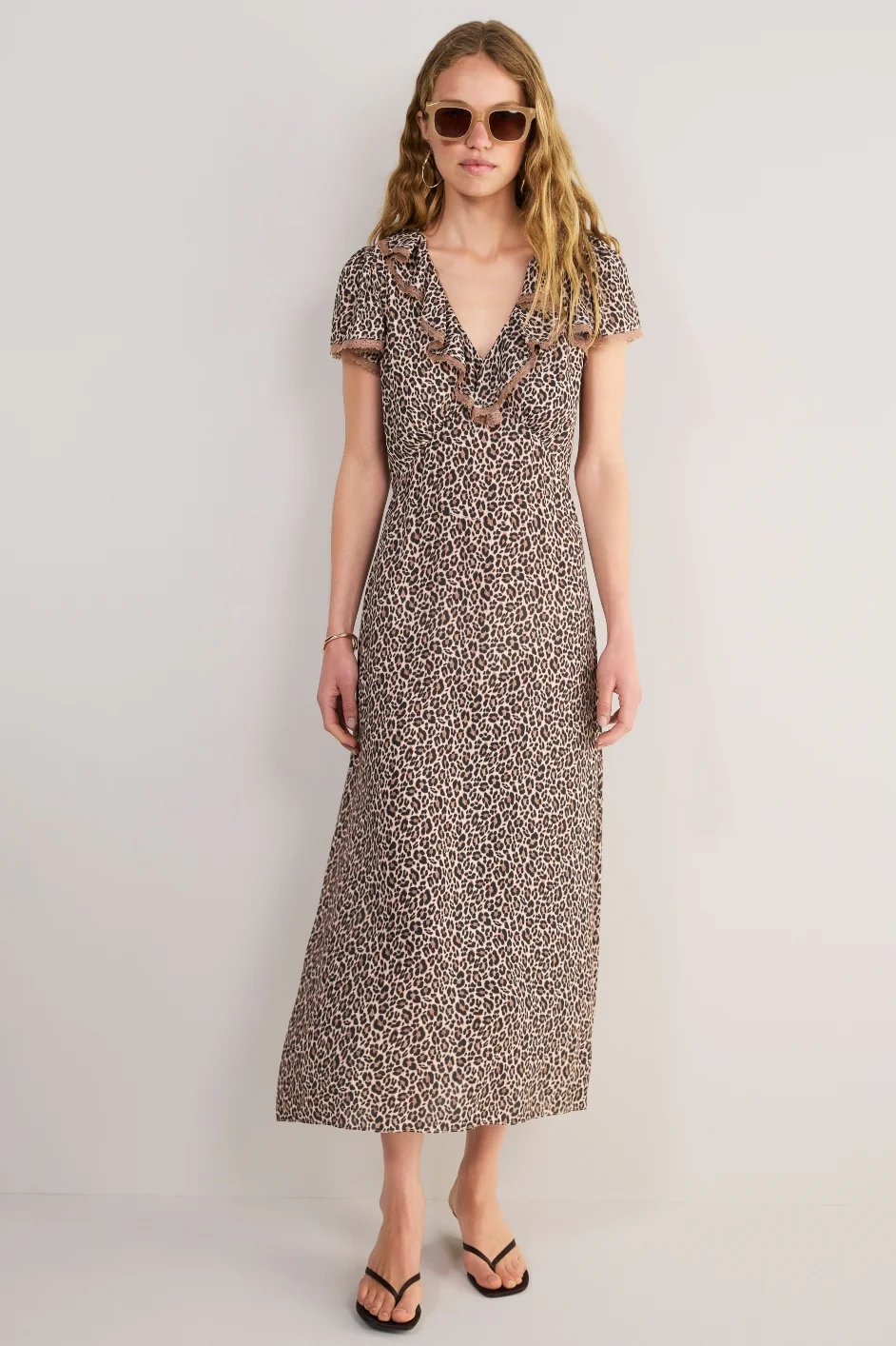 Annabelle Dress - Leopard - Image 3
