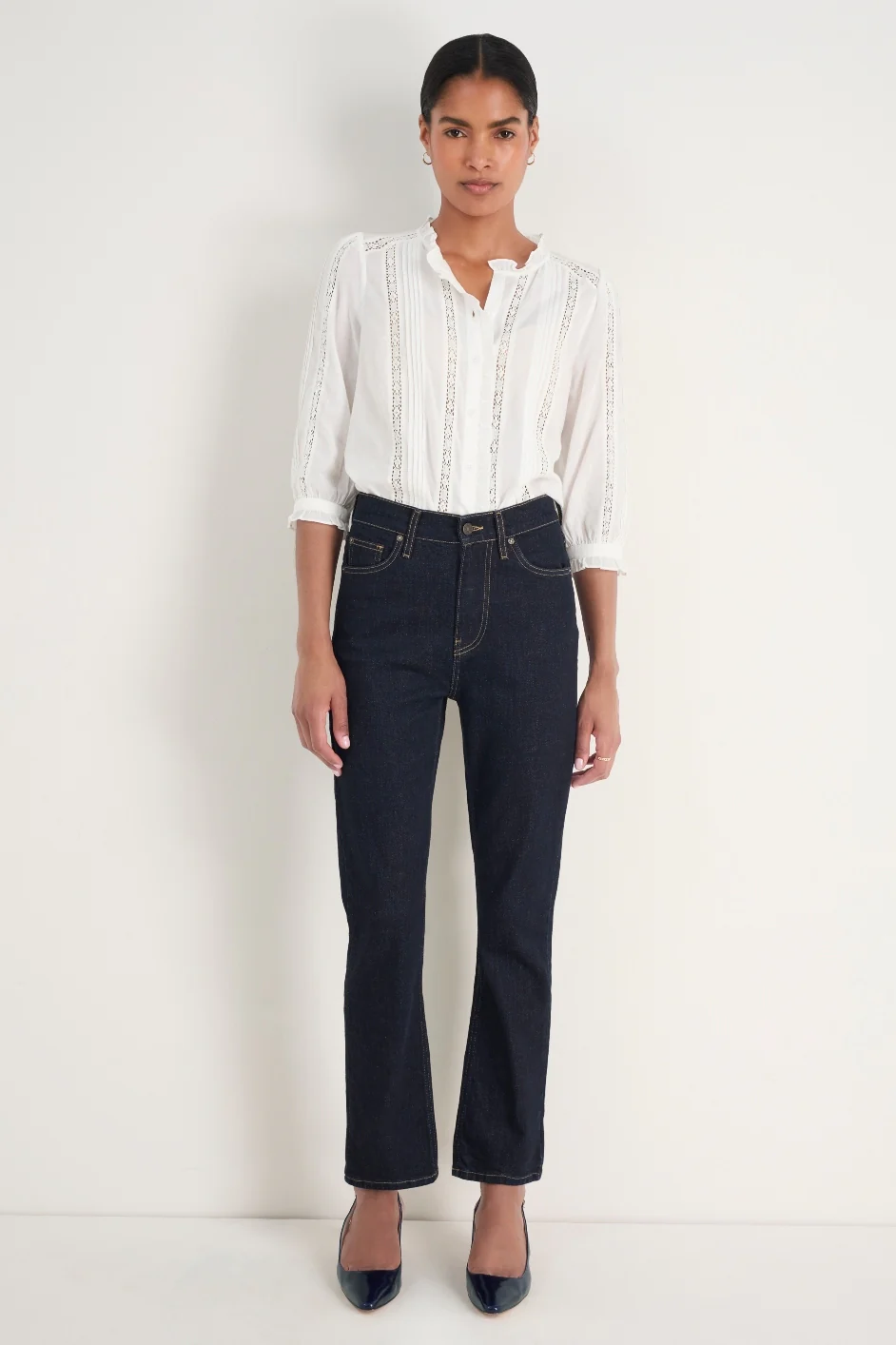 Audrey Slim Jean - Rinse Wash - Image 4