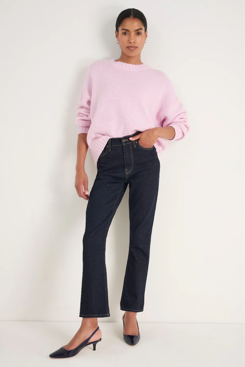 Audrey Slim Jean - Rinse Wash - Image 5