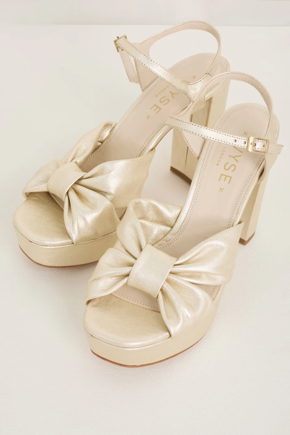 Bea High Heel Sandal - Gold - Image 3