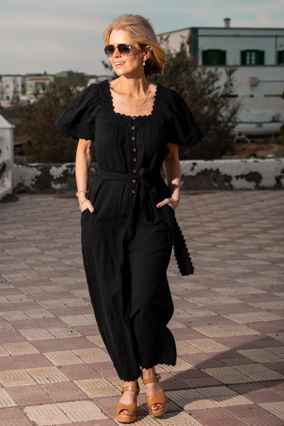Briella Jumpsuit - Black - Image 3