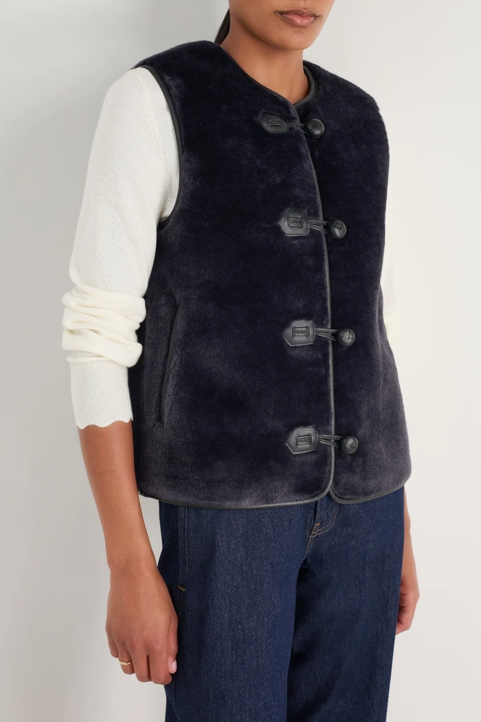 Carina Duffle Gilet - Midnight - Image 5