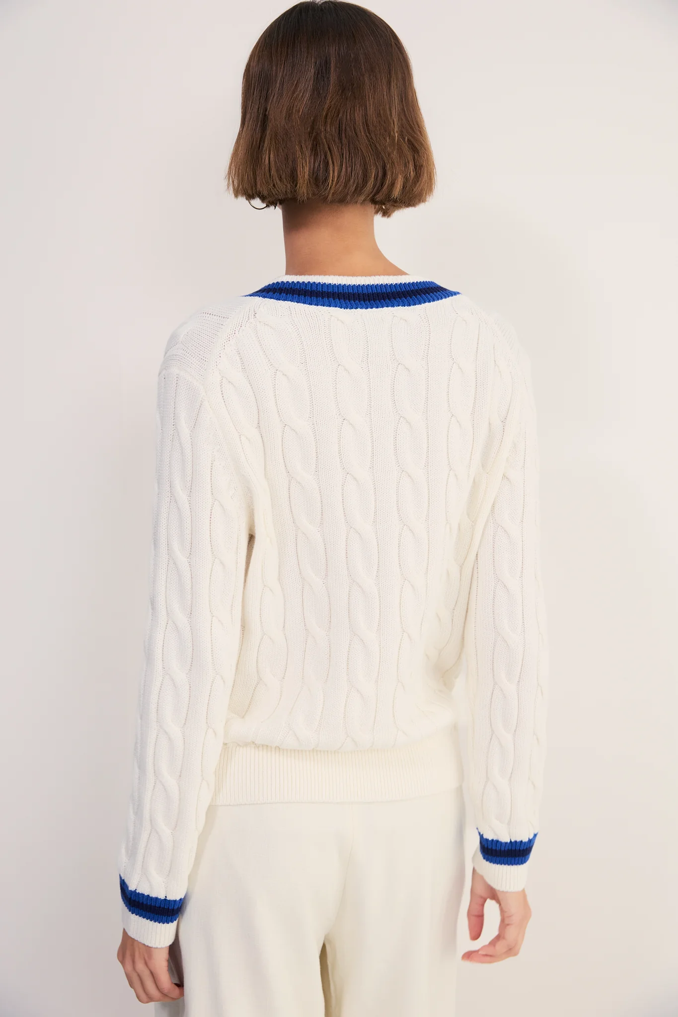 Cath x WYSE Cannes Knit Jumper - Ivory - Image 3