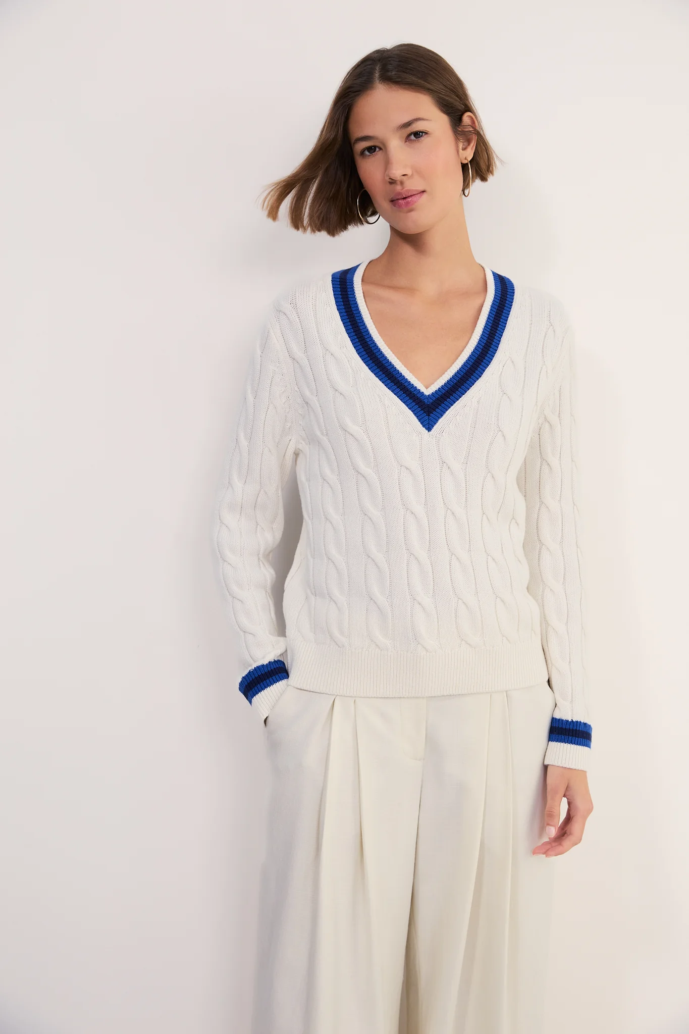 Cath x WYSE Cannes Knit Jumper - Ivory - Image 5