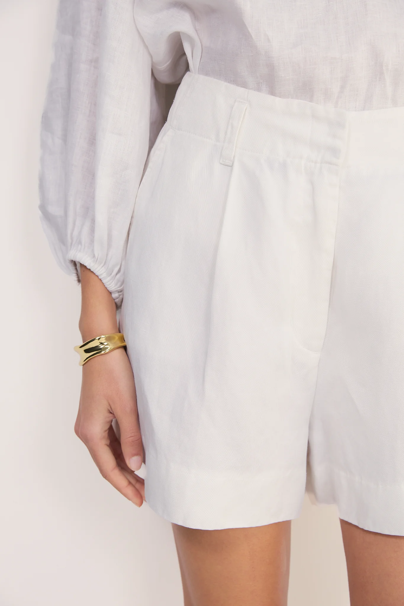 Cath x WYSE Cannes Short - Ivory - Image 3