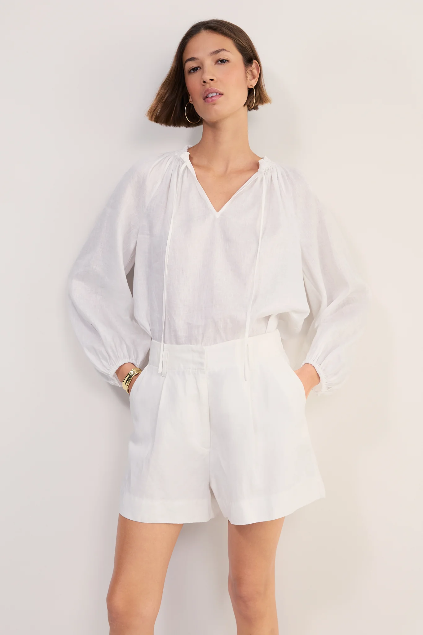 Cath x WYSE Cannes Short - Ivory - Image 5