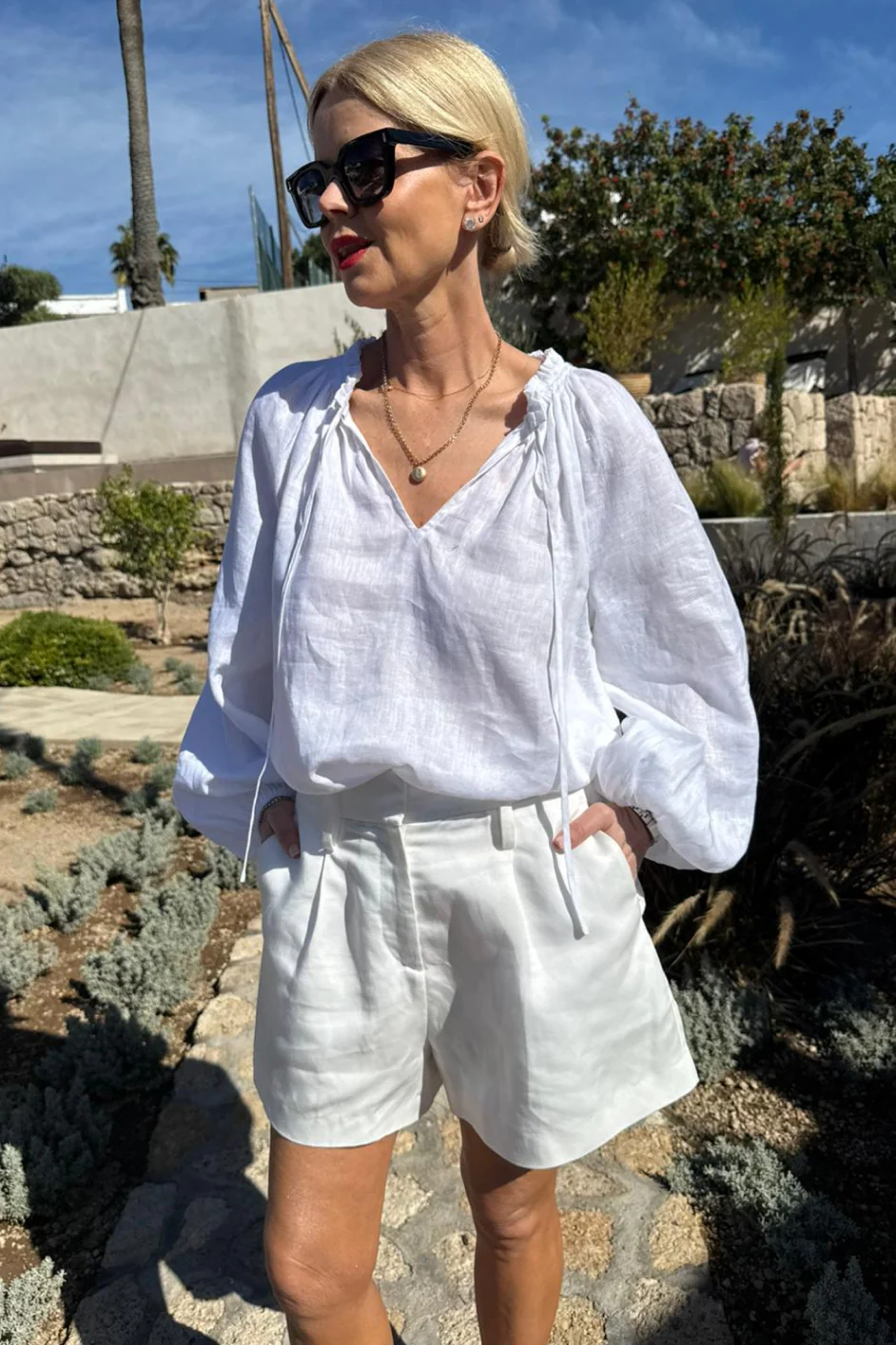 Cath x WYSE Cannes Short - Ivory - Image 7