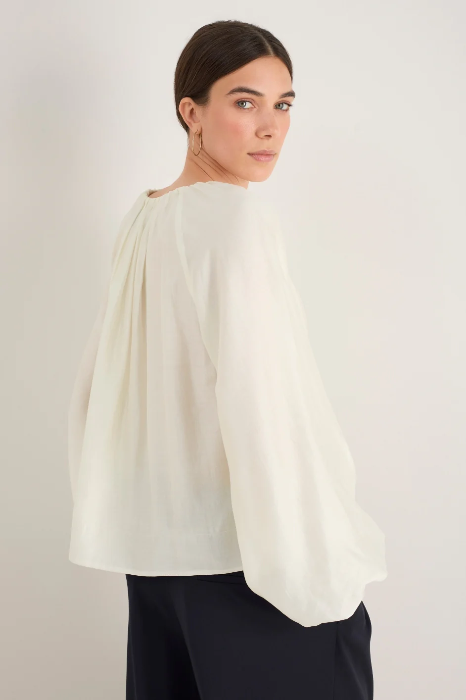 Cath x WYSE Lauren Top - Ivory - Image 2