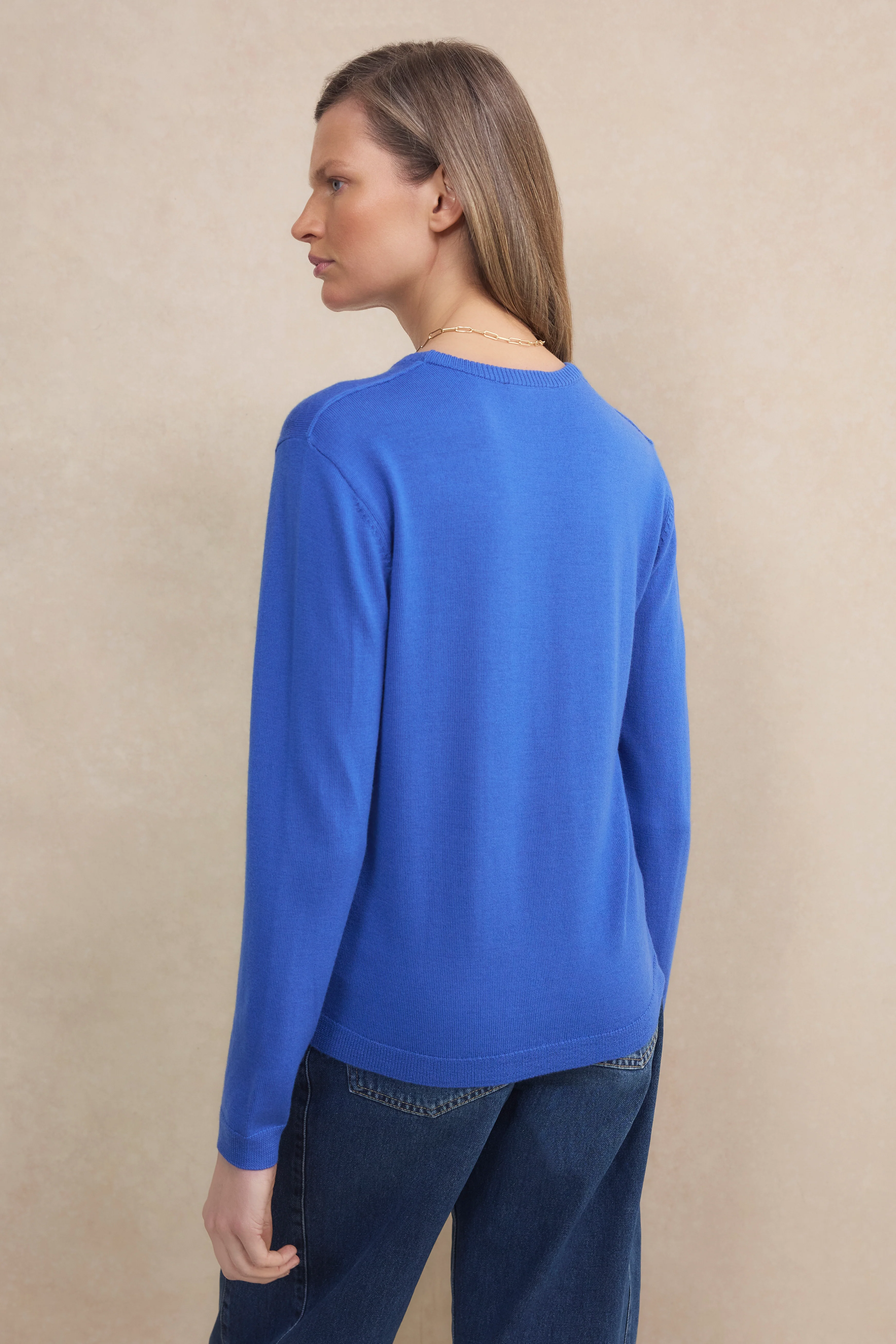 Cath x WYSE Slogan Jumper - Cobalt Blue - Image 4