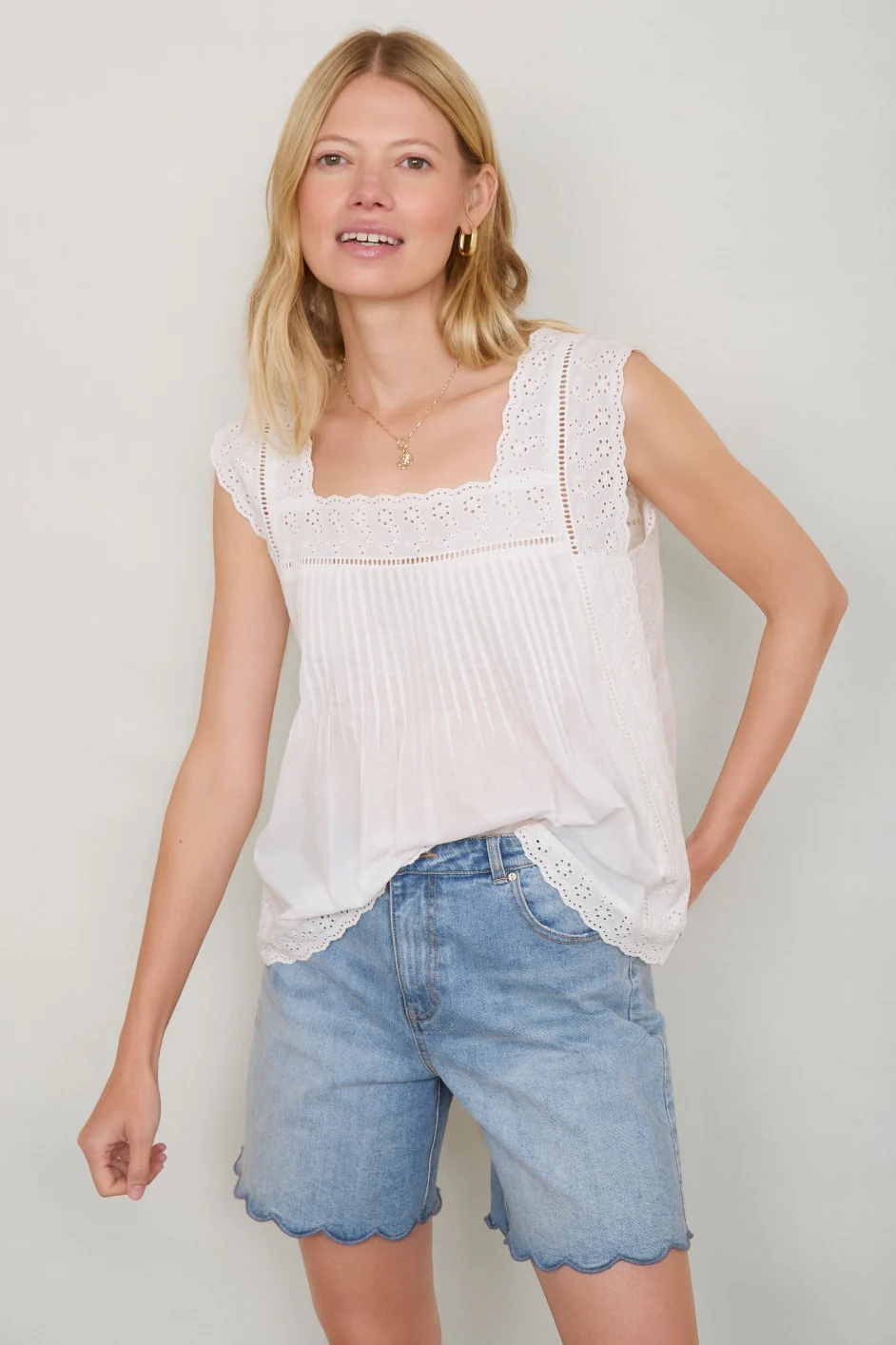 Celeste Top - White