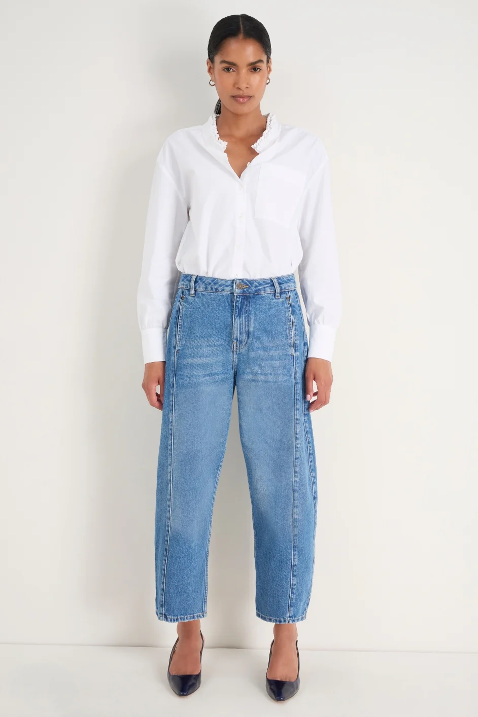 Charlie Horseshoe Jean - Mid Wash