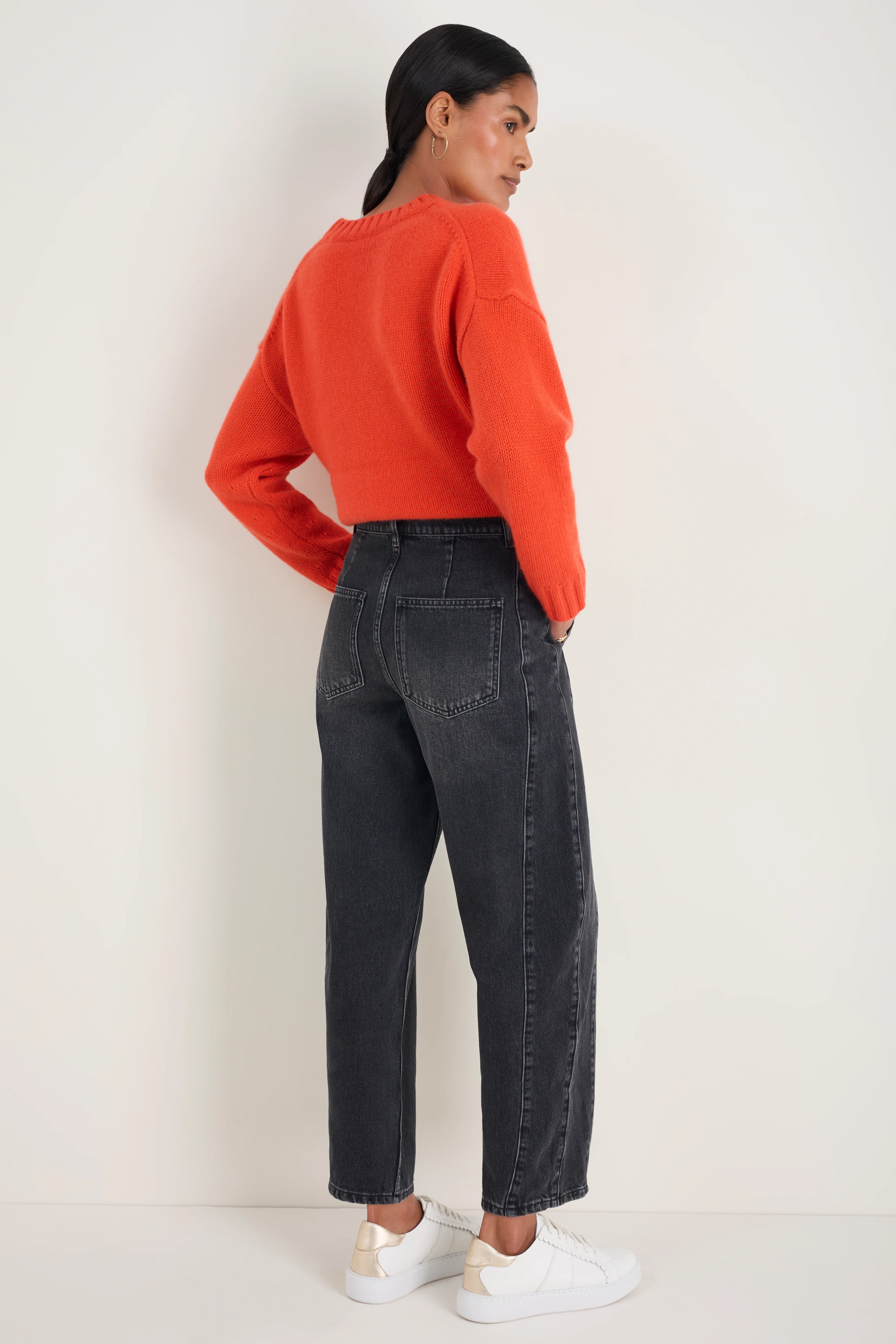 Charlie Horseshoe Jean - Washed Black - Image 4