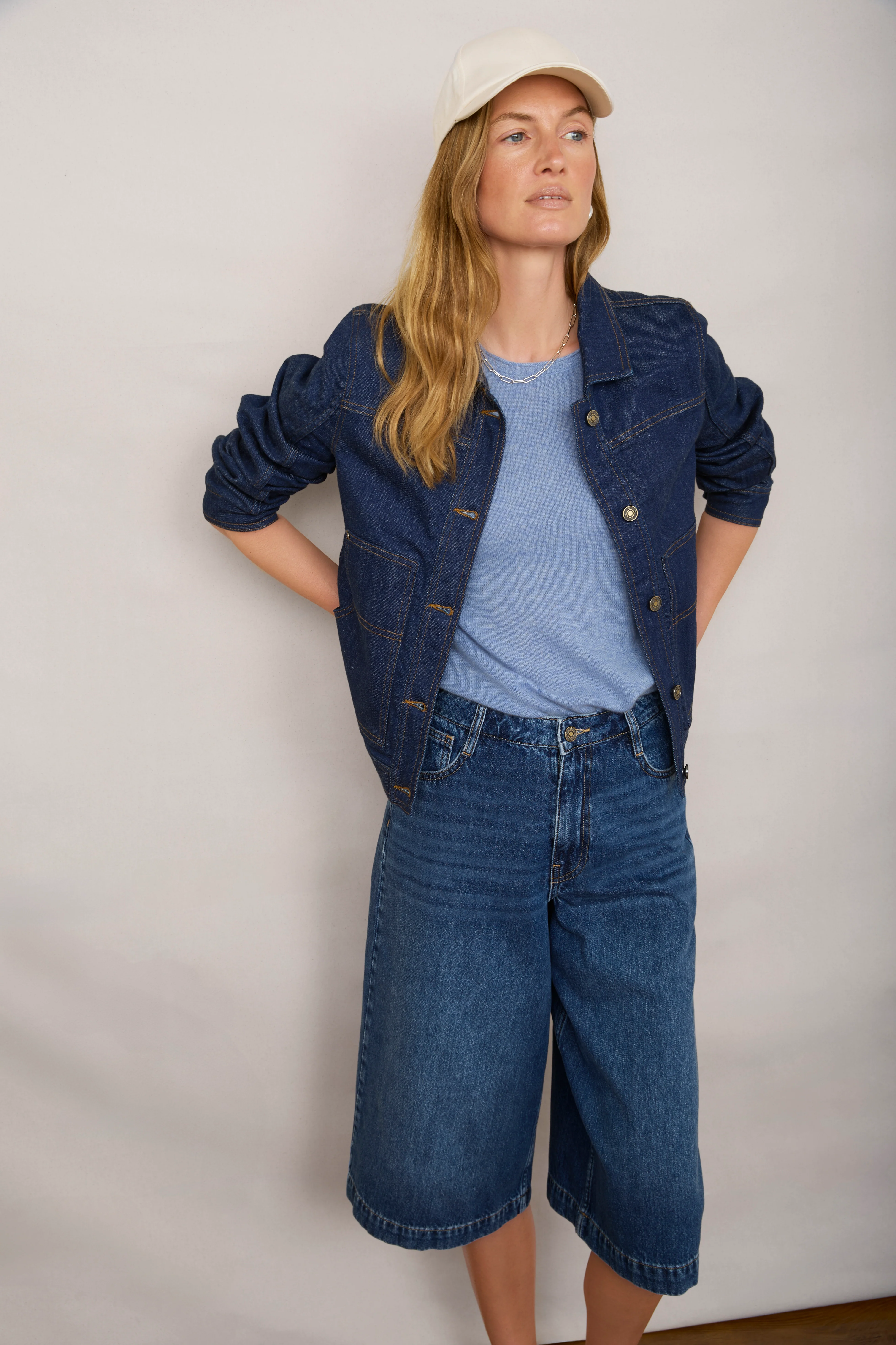 Christie Culotte Jean - Mid Wash - Image 3