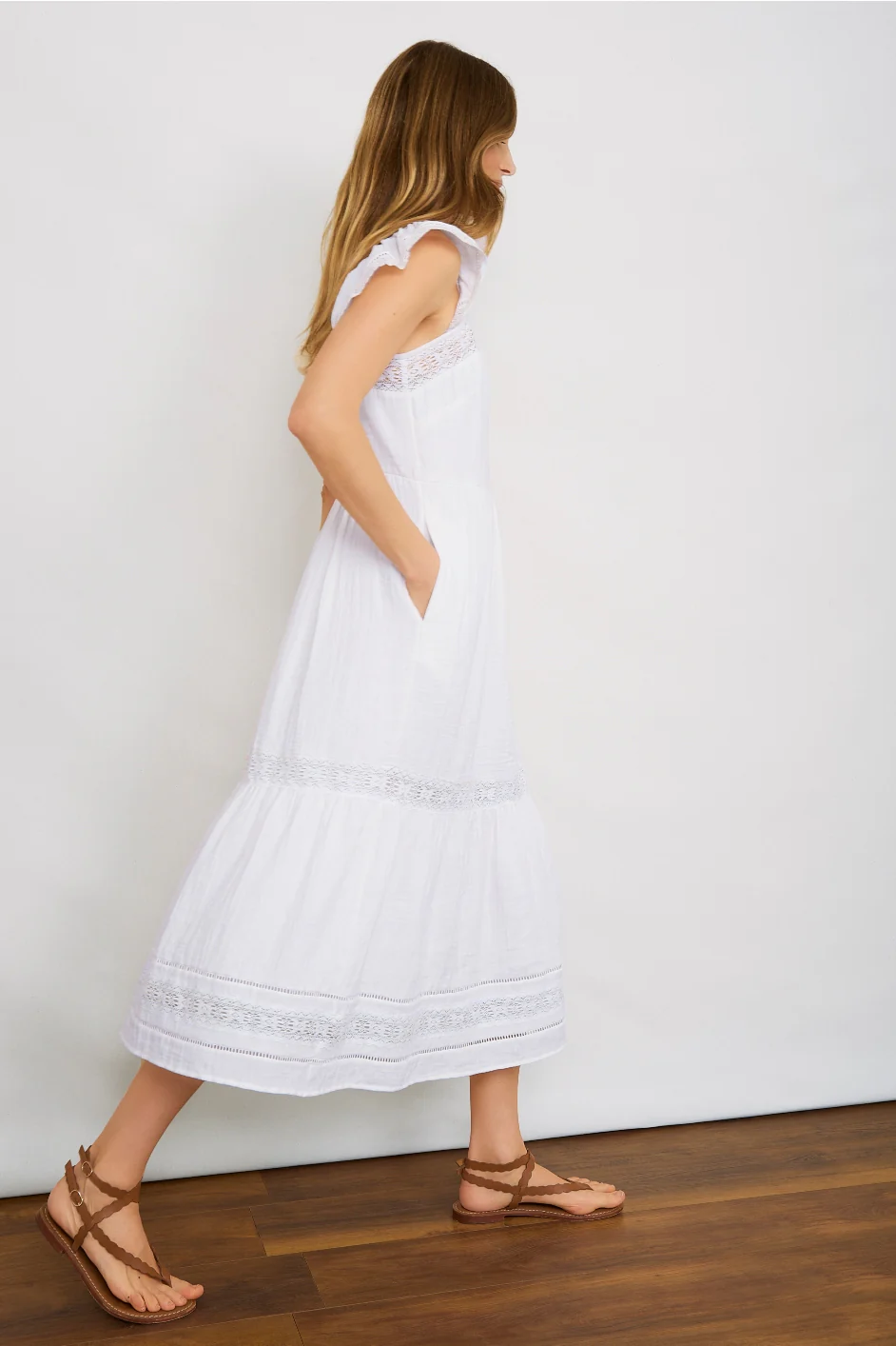 Claudie Dress - White - Image 3