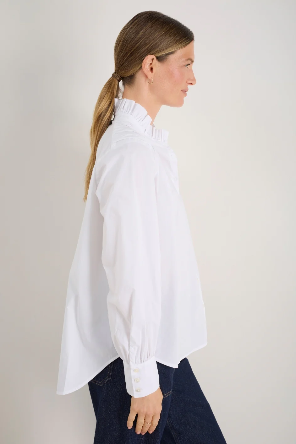 Clemmy Classic Shirt - White - Image 3