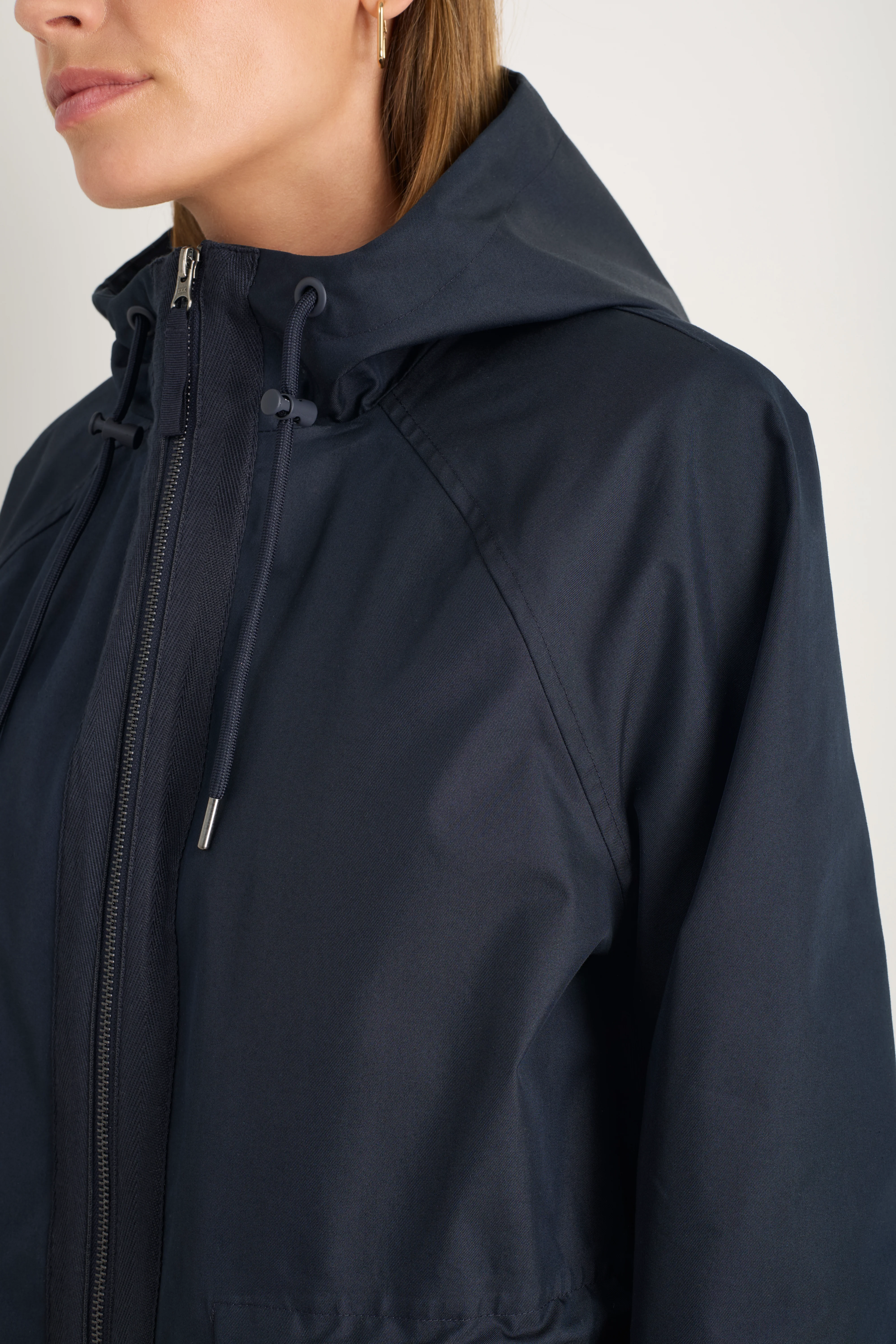 Colette Waterproof 3-In-1 Long Lined Raincoat - Midnight - Image 2