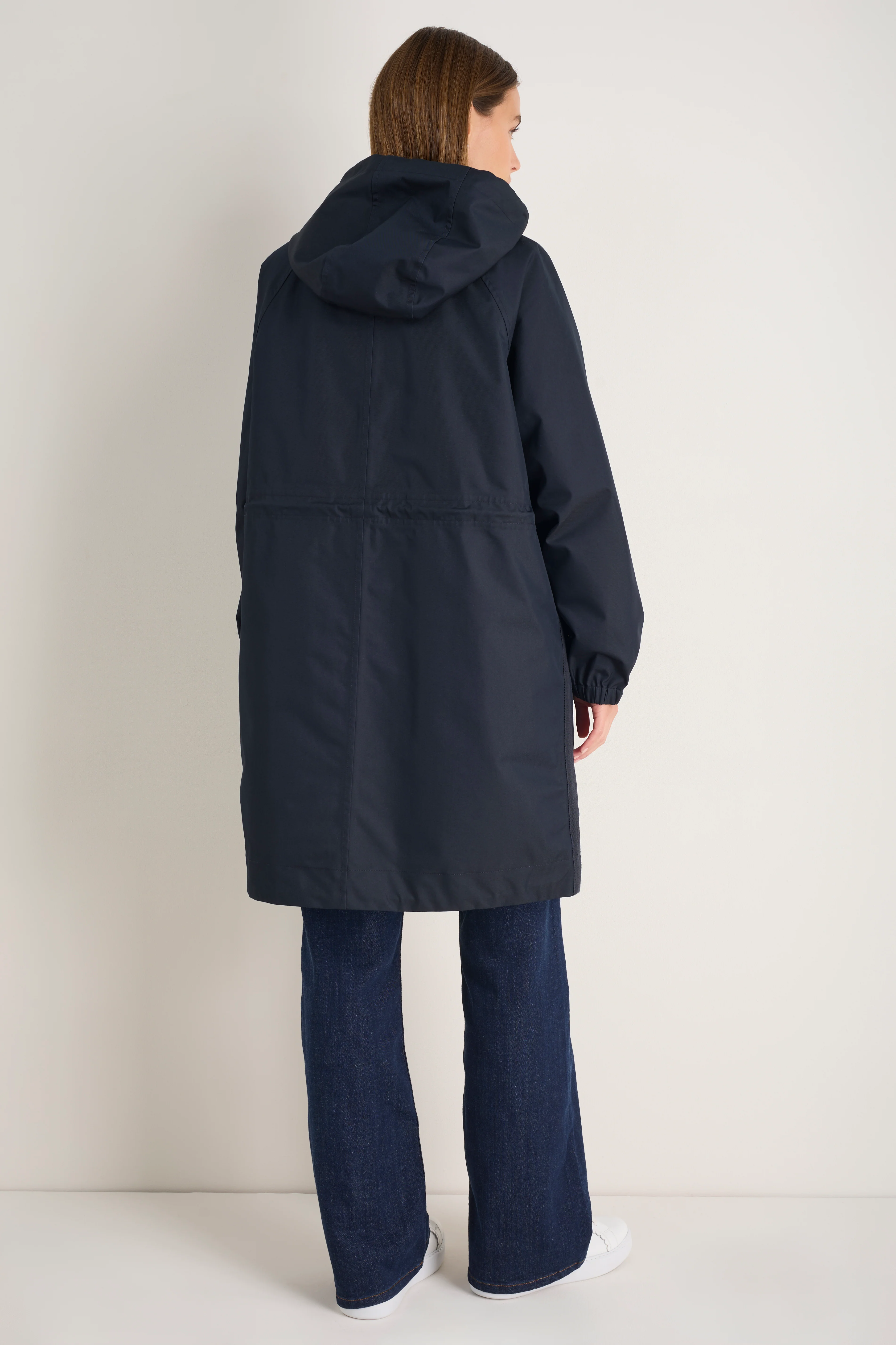Colette Waterproof 3-In-1 Long Lined Raincoat - Midnight - Image 6