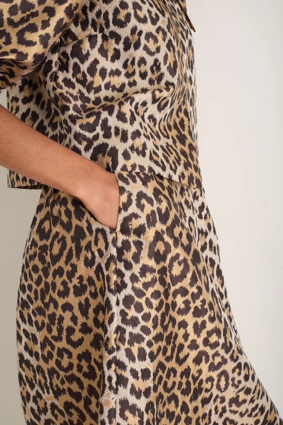 Coral Skirt - Leopard Jacquard - Image 4