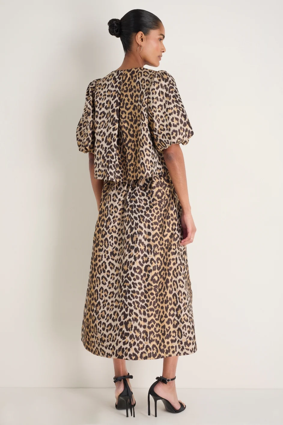 Coral Skirt - Leopard Jacquard - Image 5