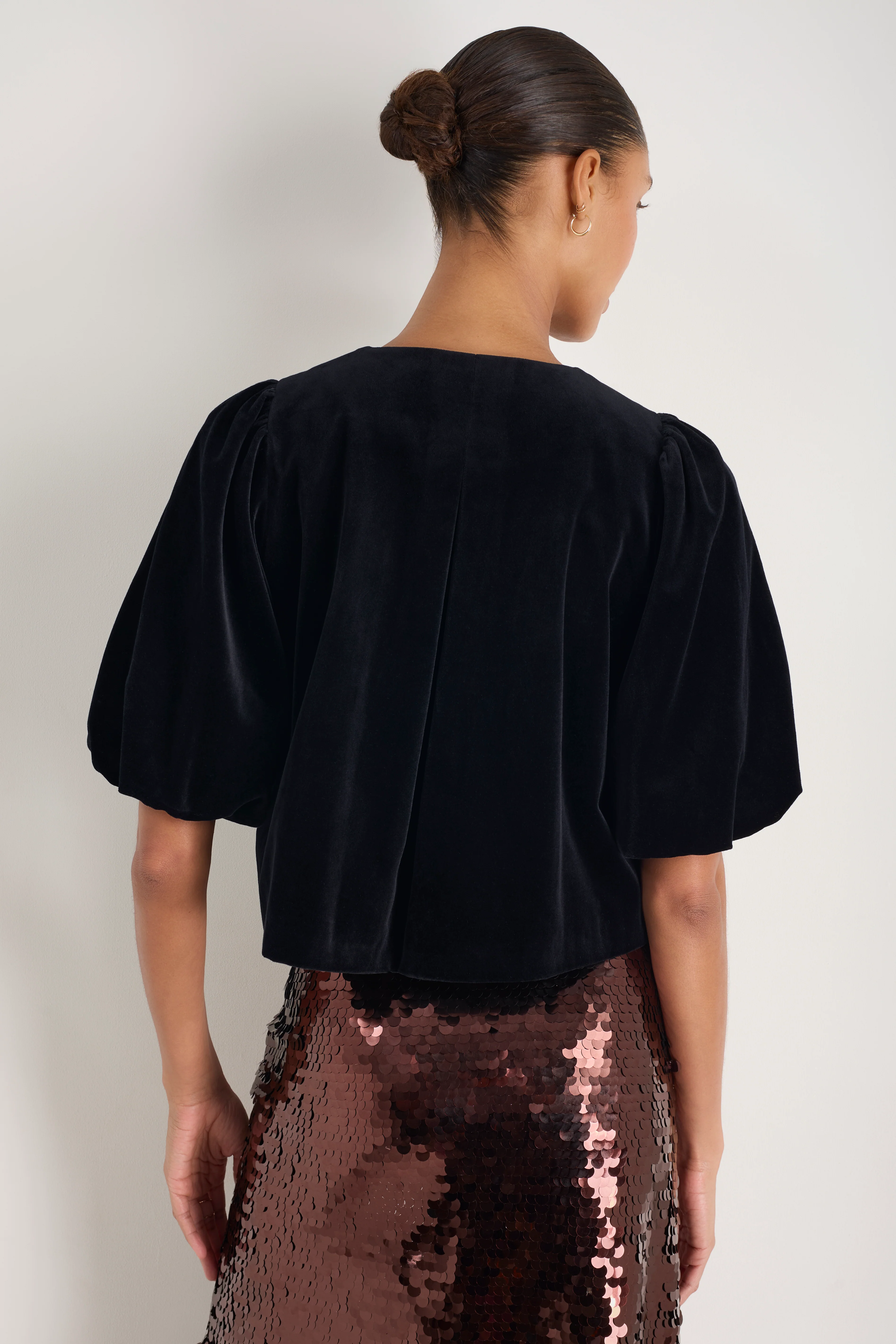 Coral Top - Black Velvet - Image 4