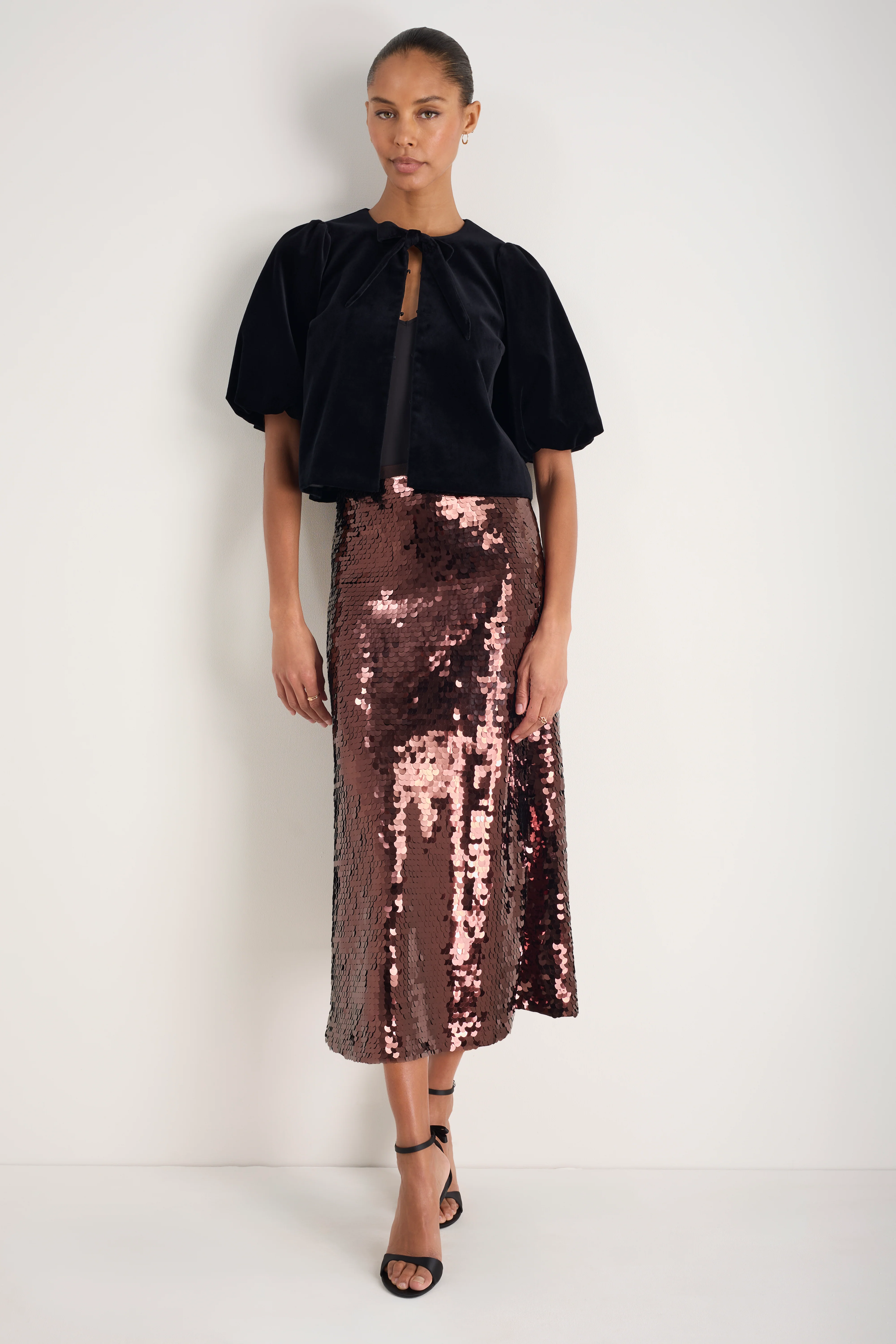 Coral Top - Black Velvet - Image 5