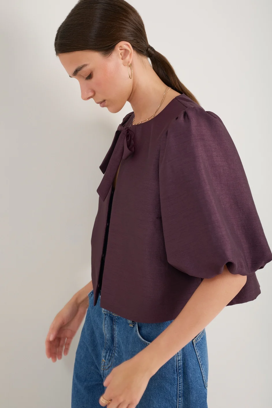 Coral Top - Deep Fig - Image 5
