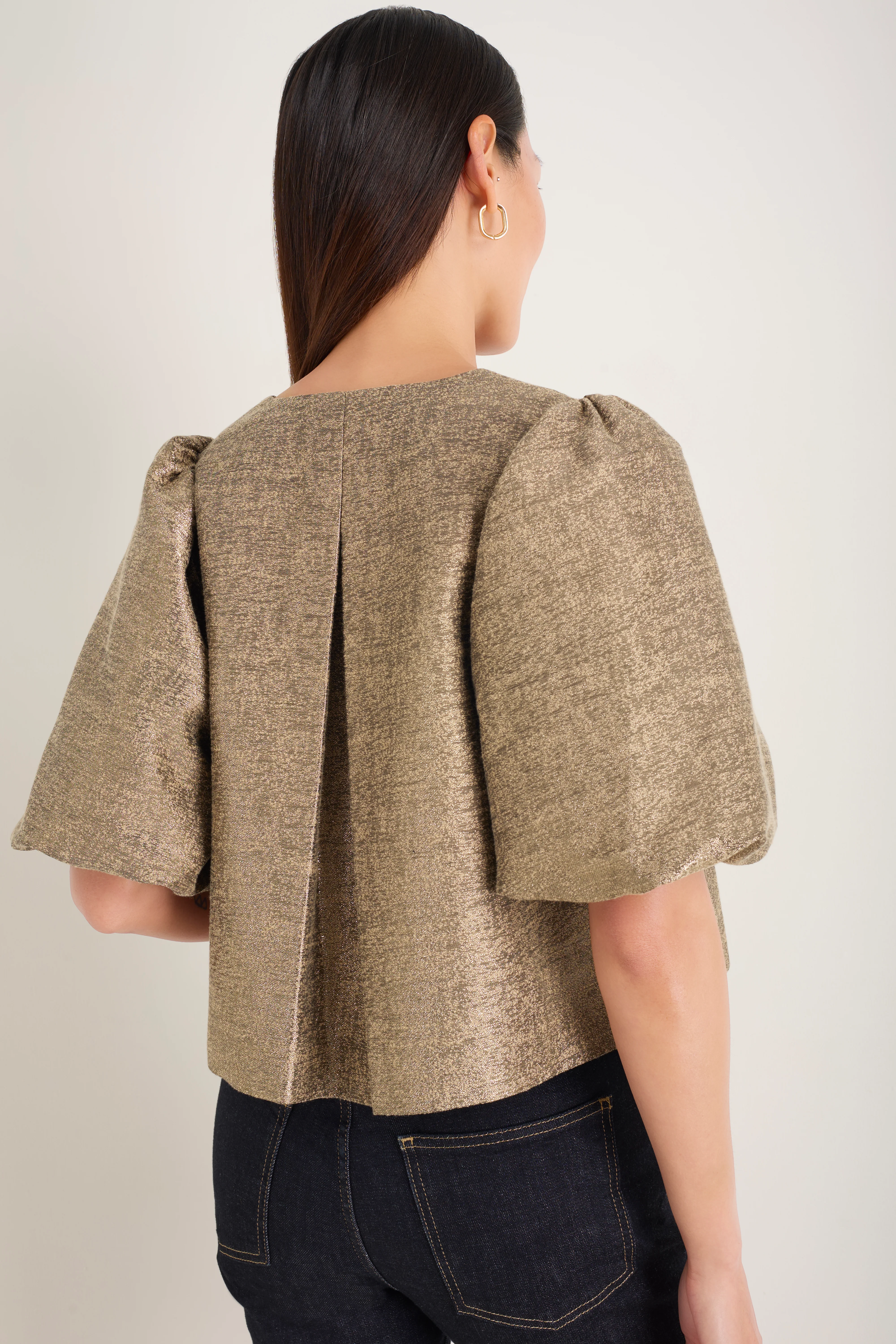 Coral Top - Gold Sparkle - Image 5