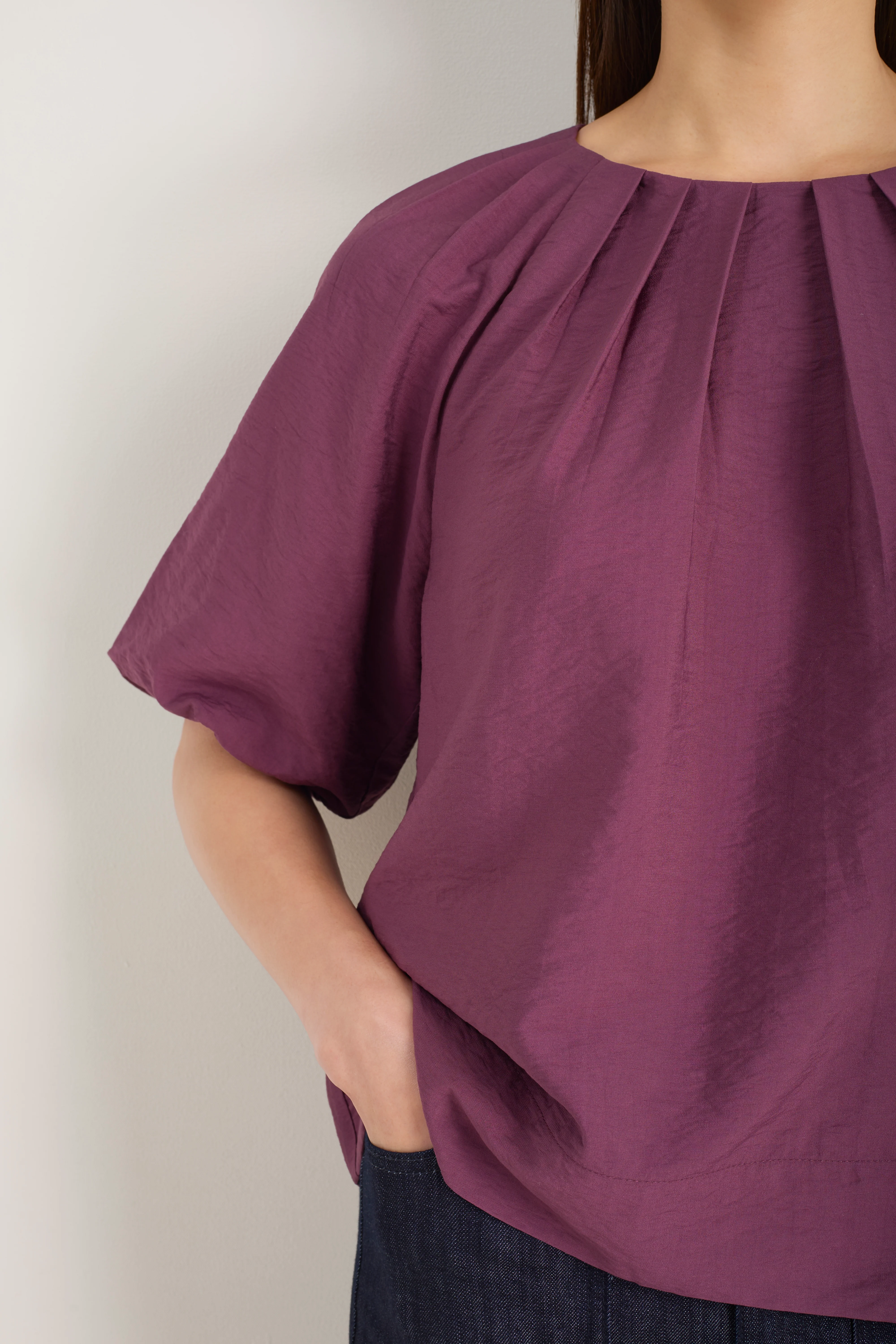 Corey Blouse - Plum - Image 2