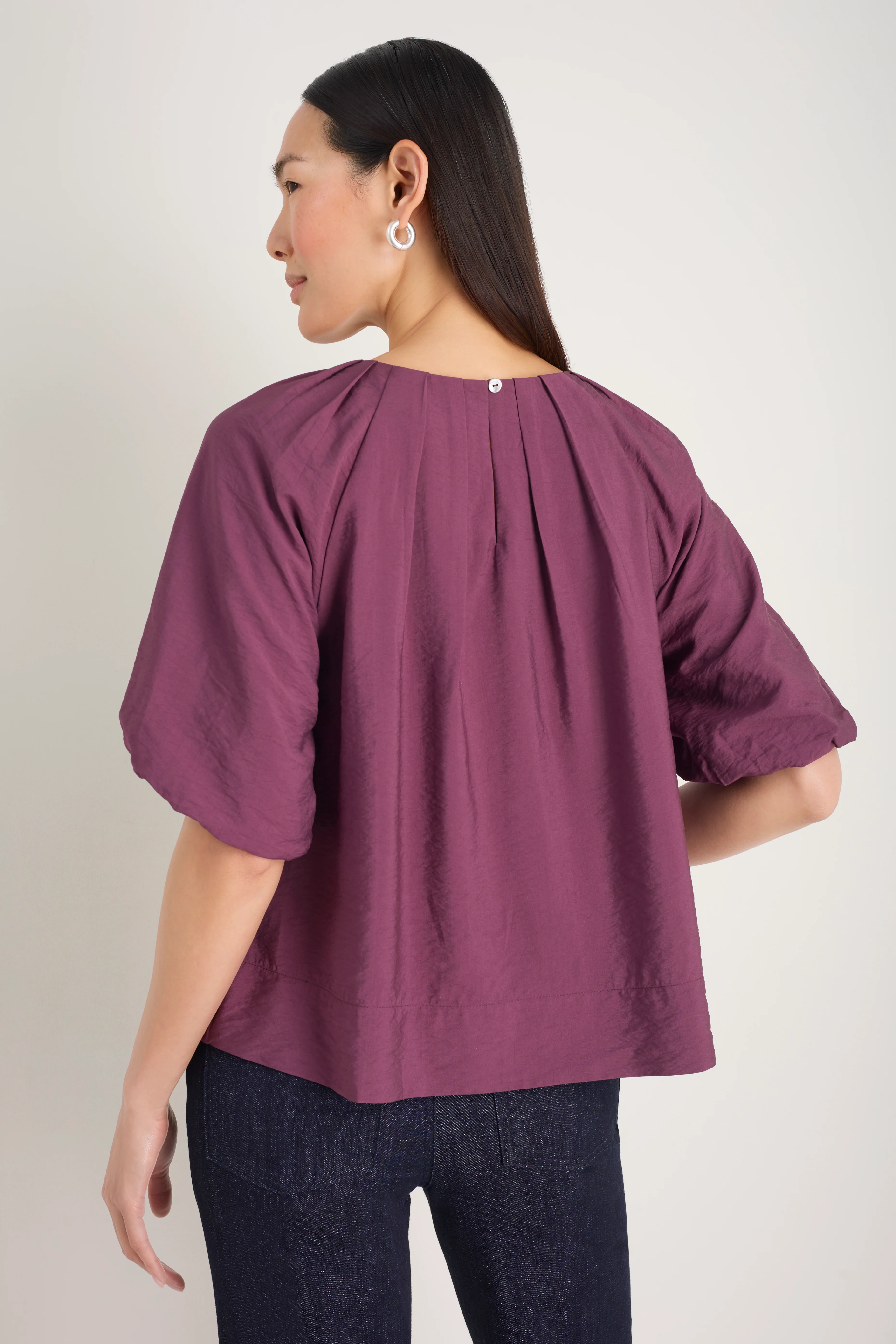 Corey Blouse - Plum - Image 4