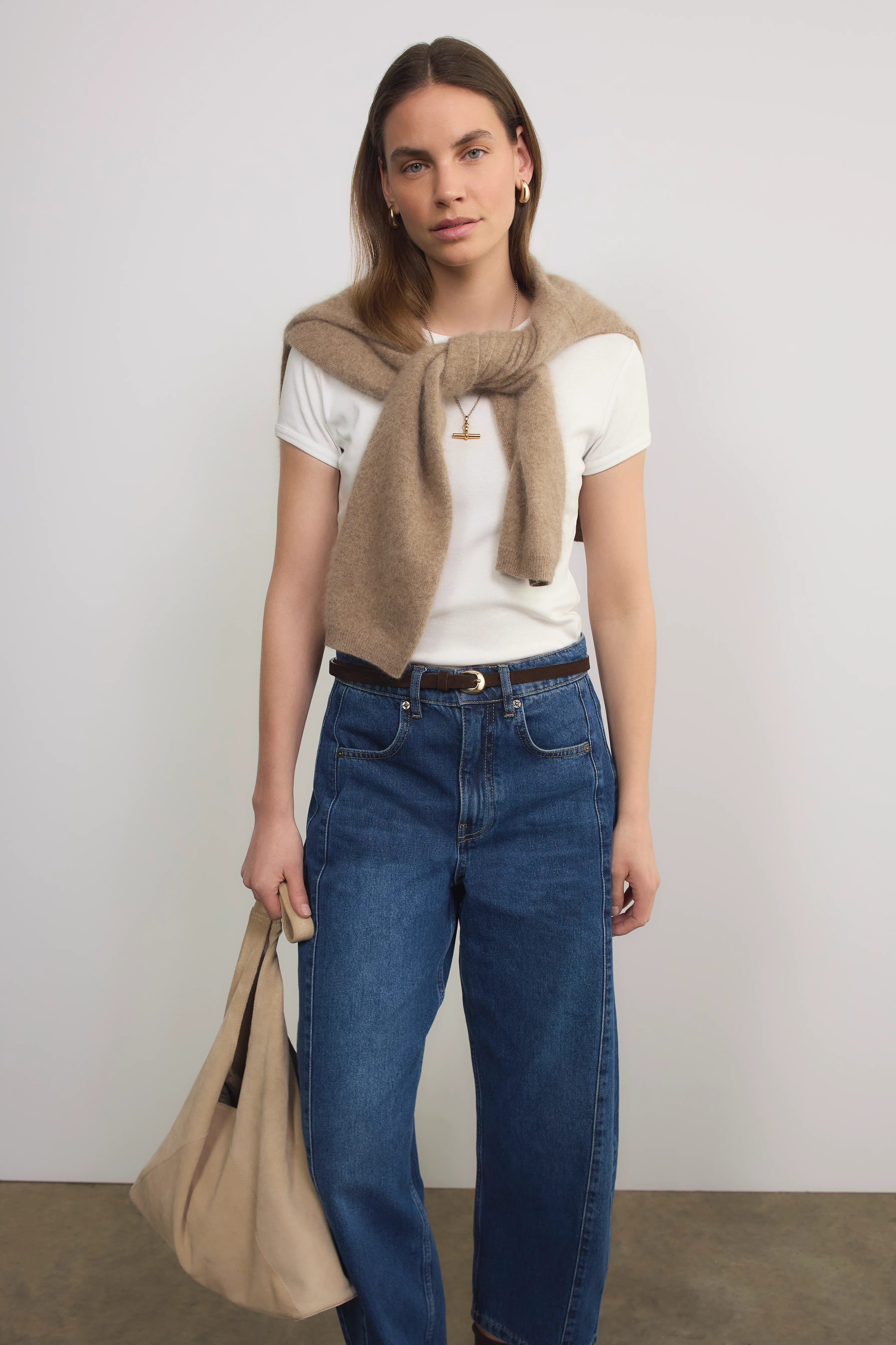 Crissy Slim Tee - White - Image 4