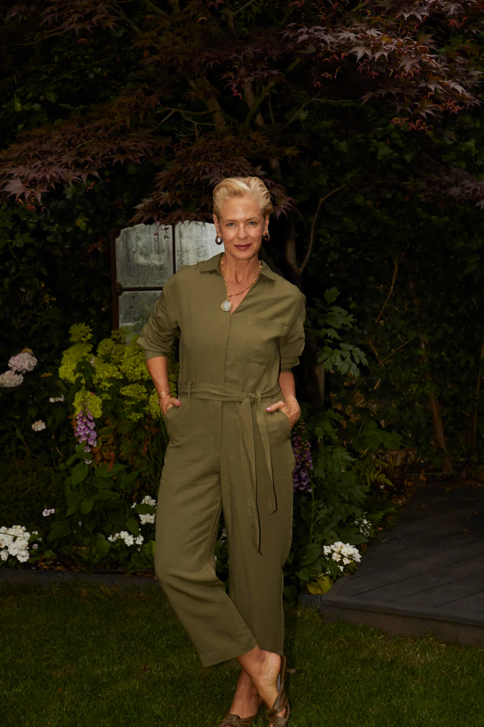 DB X Wyse Cordell Jumpsuit - Khaki - Image 8