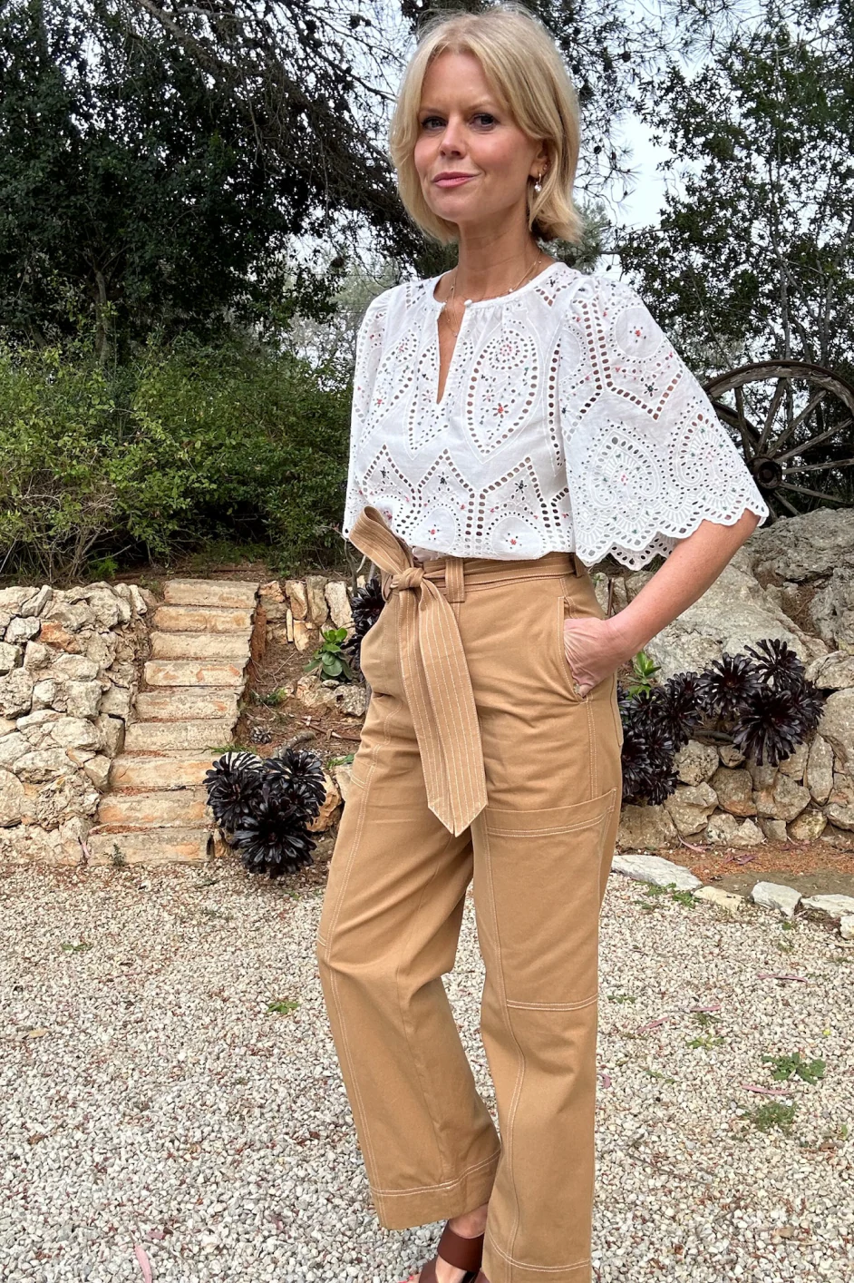 Dee Cargo Trouser - Tan - Image 3