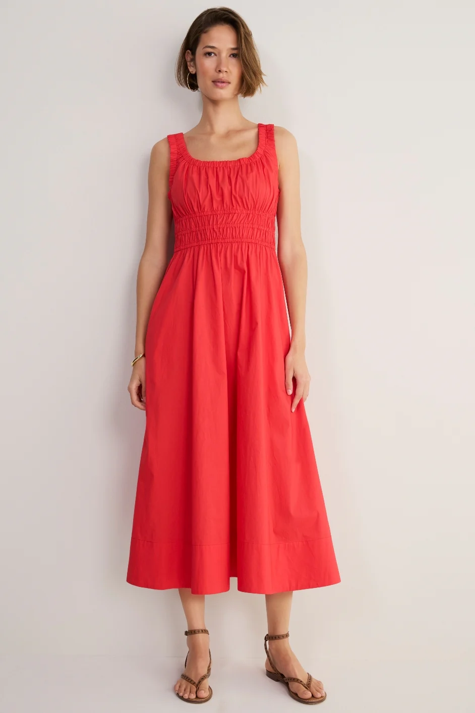 Delilah Dress - Red - Image 3