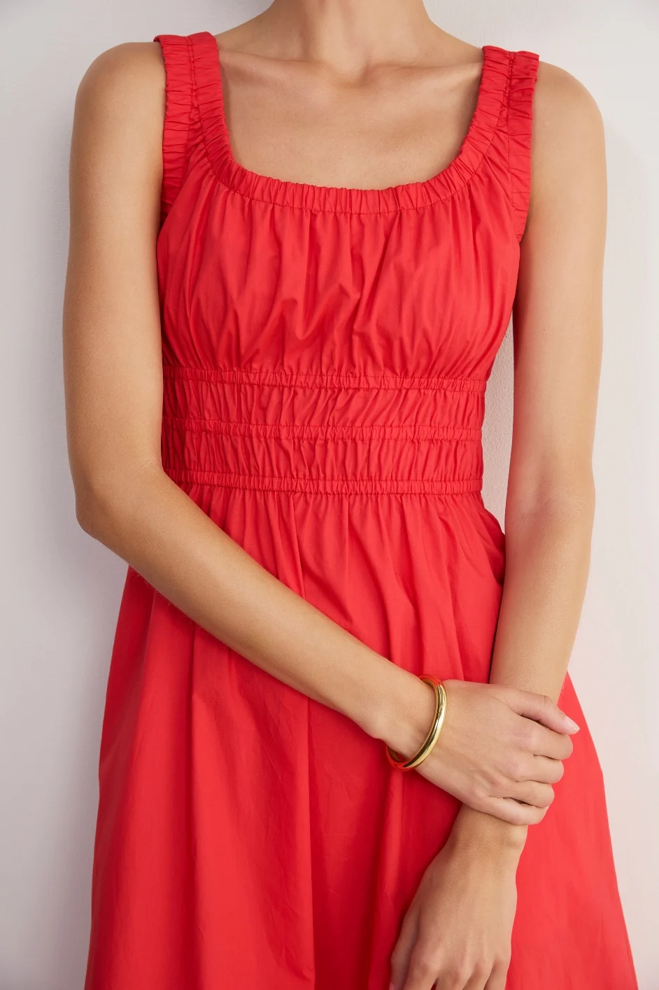 Delilah Dress - Red - Image 4
