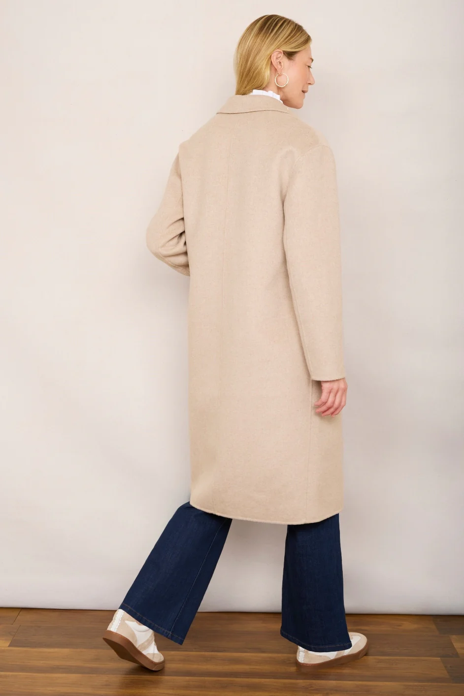 Dora Coat - Oat Melange - Image 6
