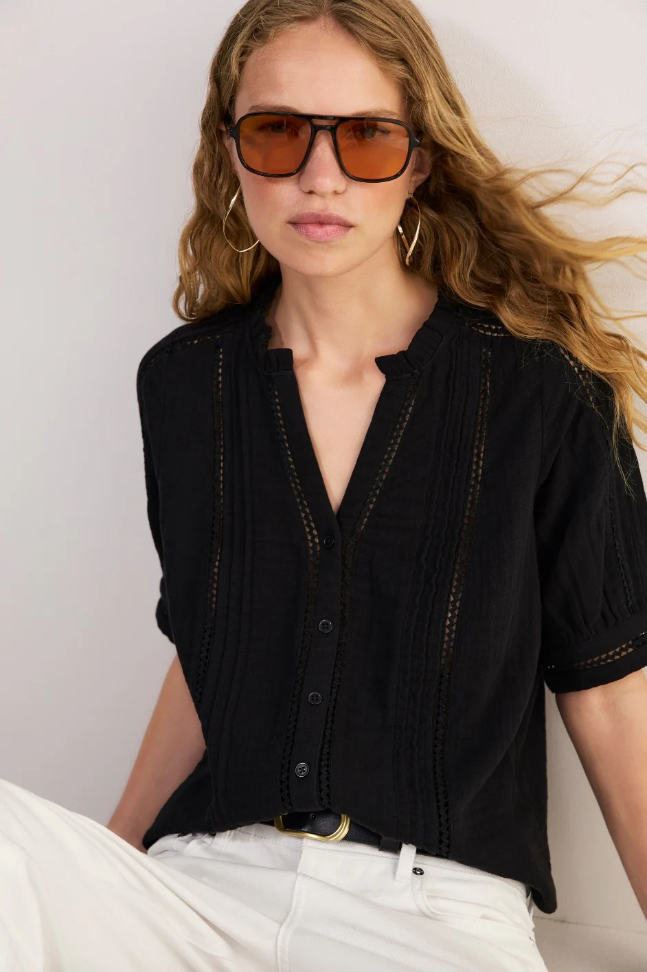 Elin Blouse - Black - Image 4