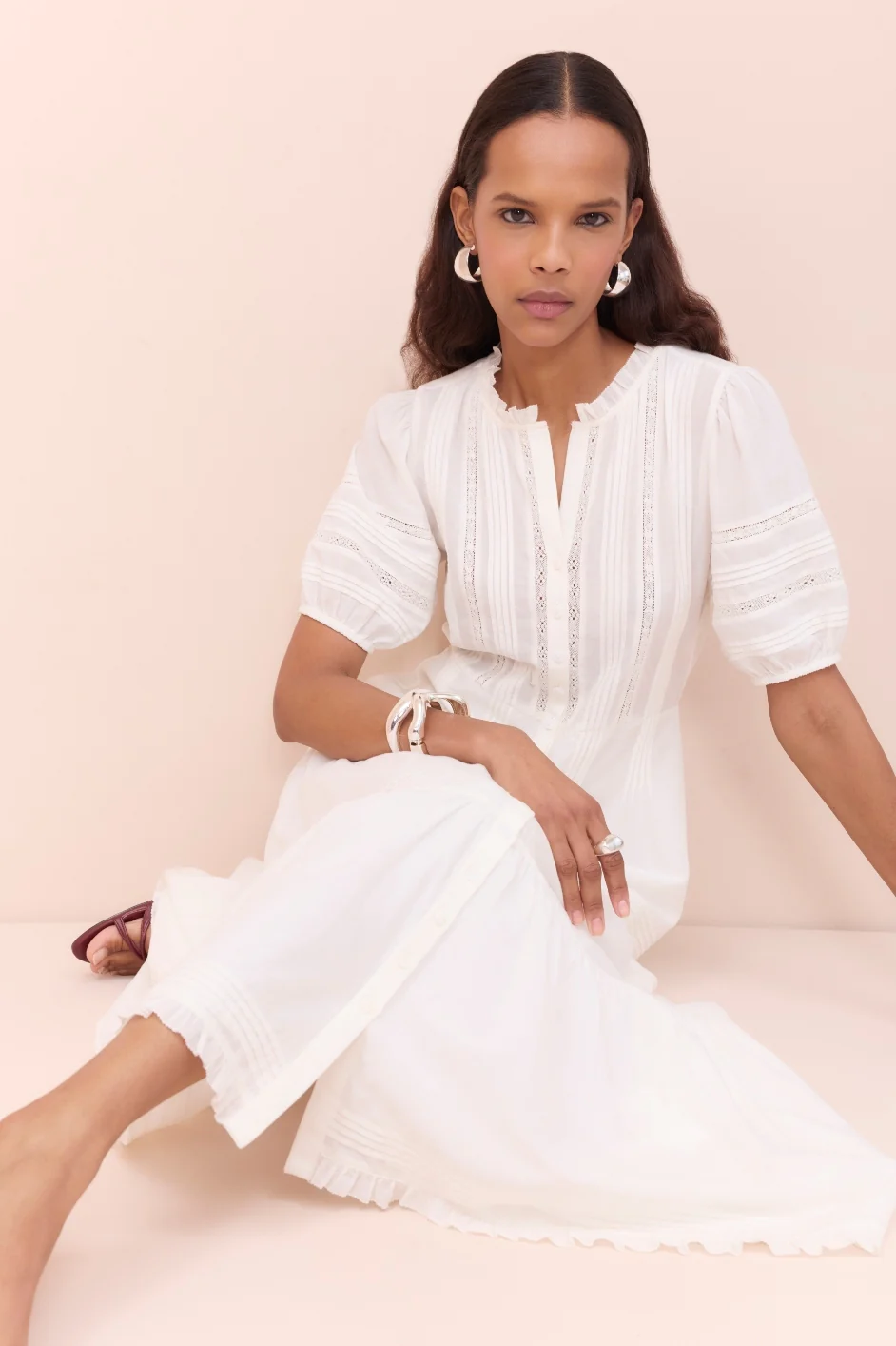 Elise Dress - Ivory - Image 4