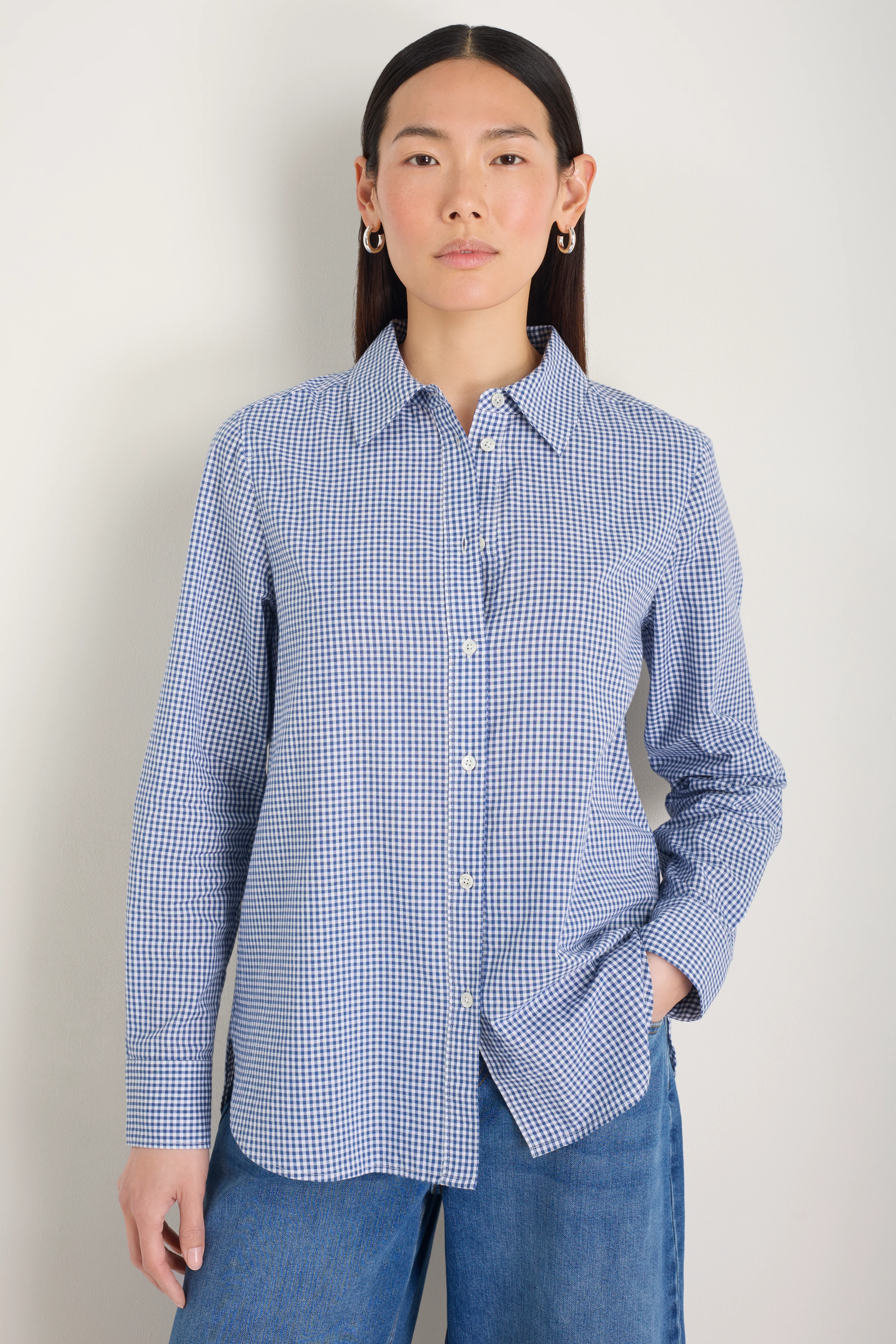 Elma Shirt - Midnight Gingham - Image 3