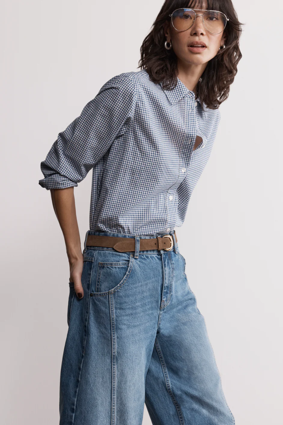 Elma Shirt - Midnight Gingham - Image 6