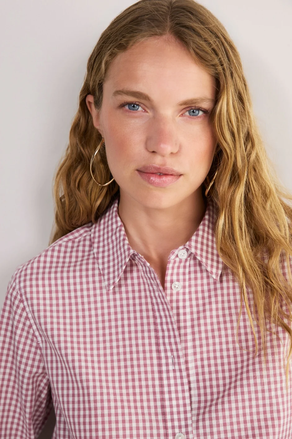 Elma Shirt - Pink Gingham - Image 2