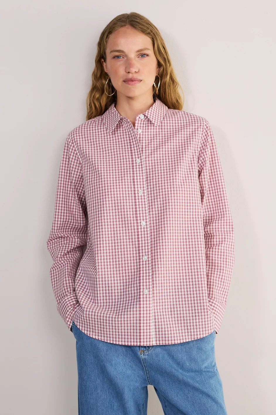 Elma Shirt - Pink Gingham - Image 3